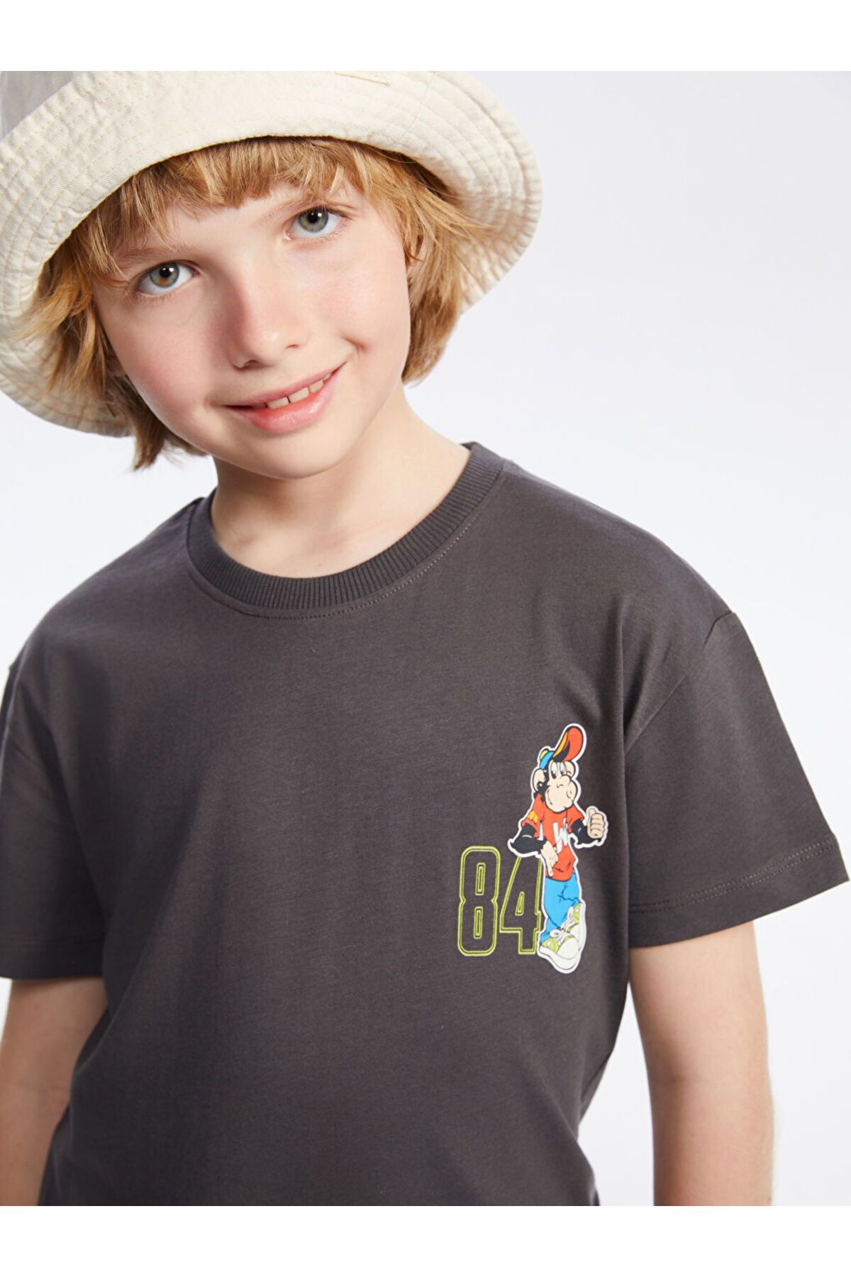 LC Waikiki-New Season Legendary Monkey Printed Boy's T-Shirt - S5Oj27Z1 3
