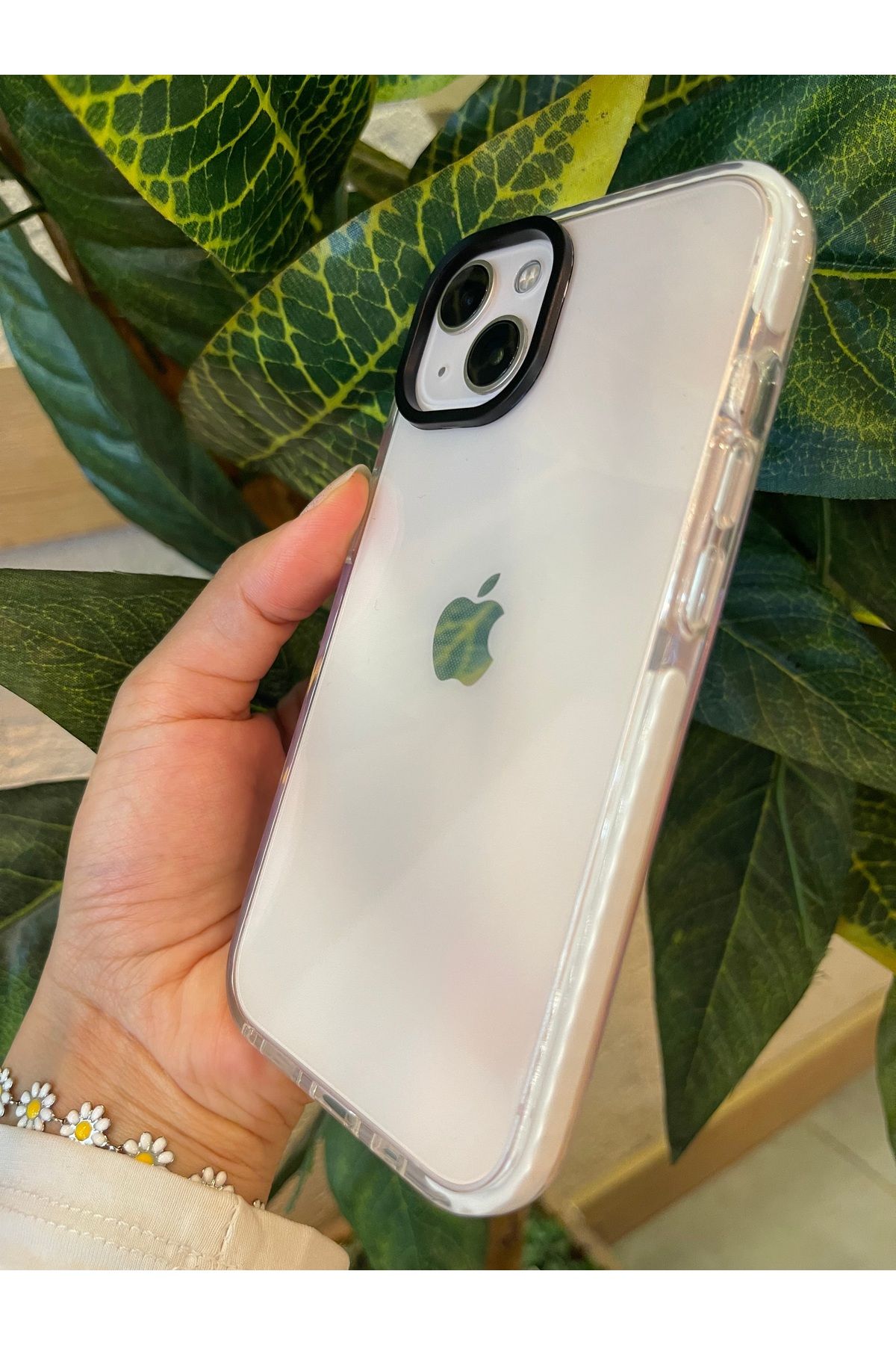 RİZVO Iphone 14 PLUS Uyumlu Impact Serisi Lüks Darbe Emici Kaymaz Esnek Silikon Şeffaf Kılıf