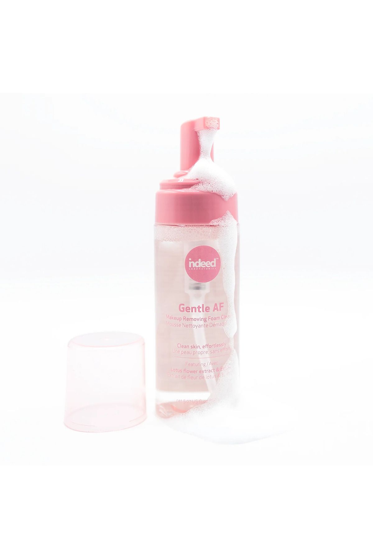 Indeed Labs-Spumă demachiantă, cu extract de floare de lotus și ectoină, Gentle AF, Indeed Labs, 150 ml 3