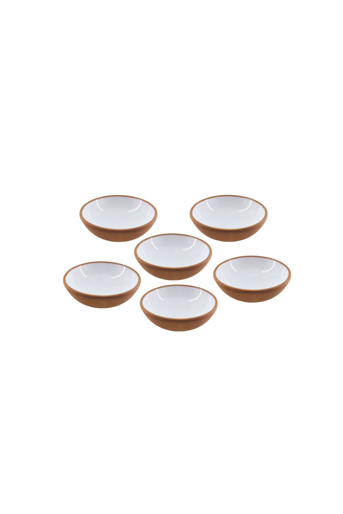 çömlek diyarı toprak sırlı 10cm kase 6 lı takım