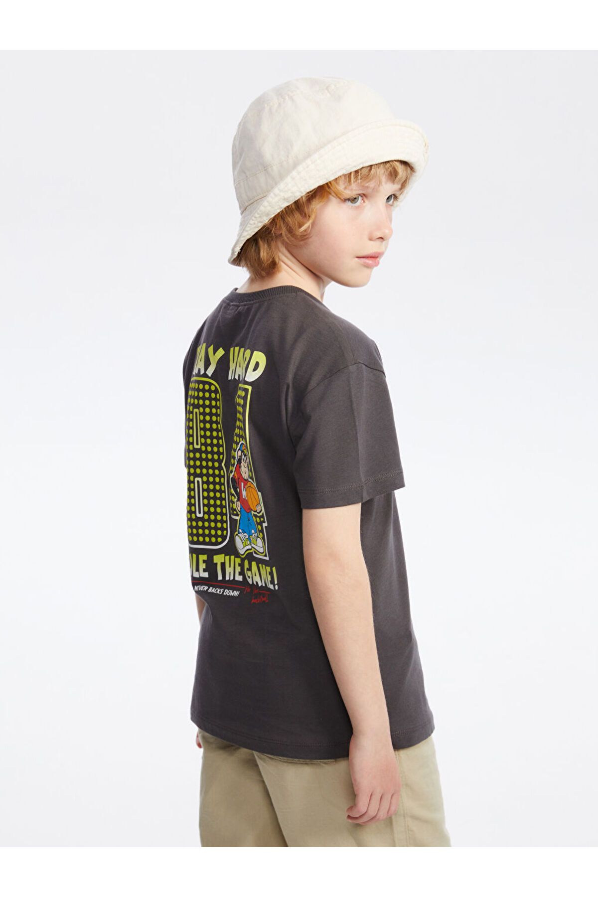 LC Waikiki-New Season Legendary Monkey Printed Boy's T-Shirt - S5Oj27Z1 4