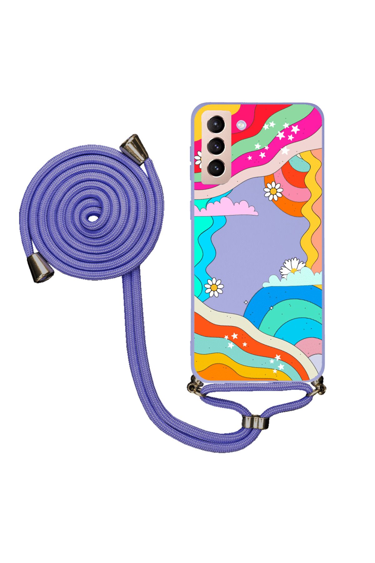 Royaleks Samsung S21 Plus İpli Lansman Kılıf - Colors