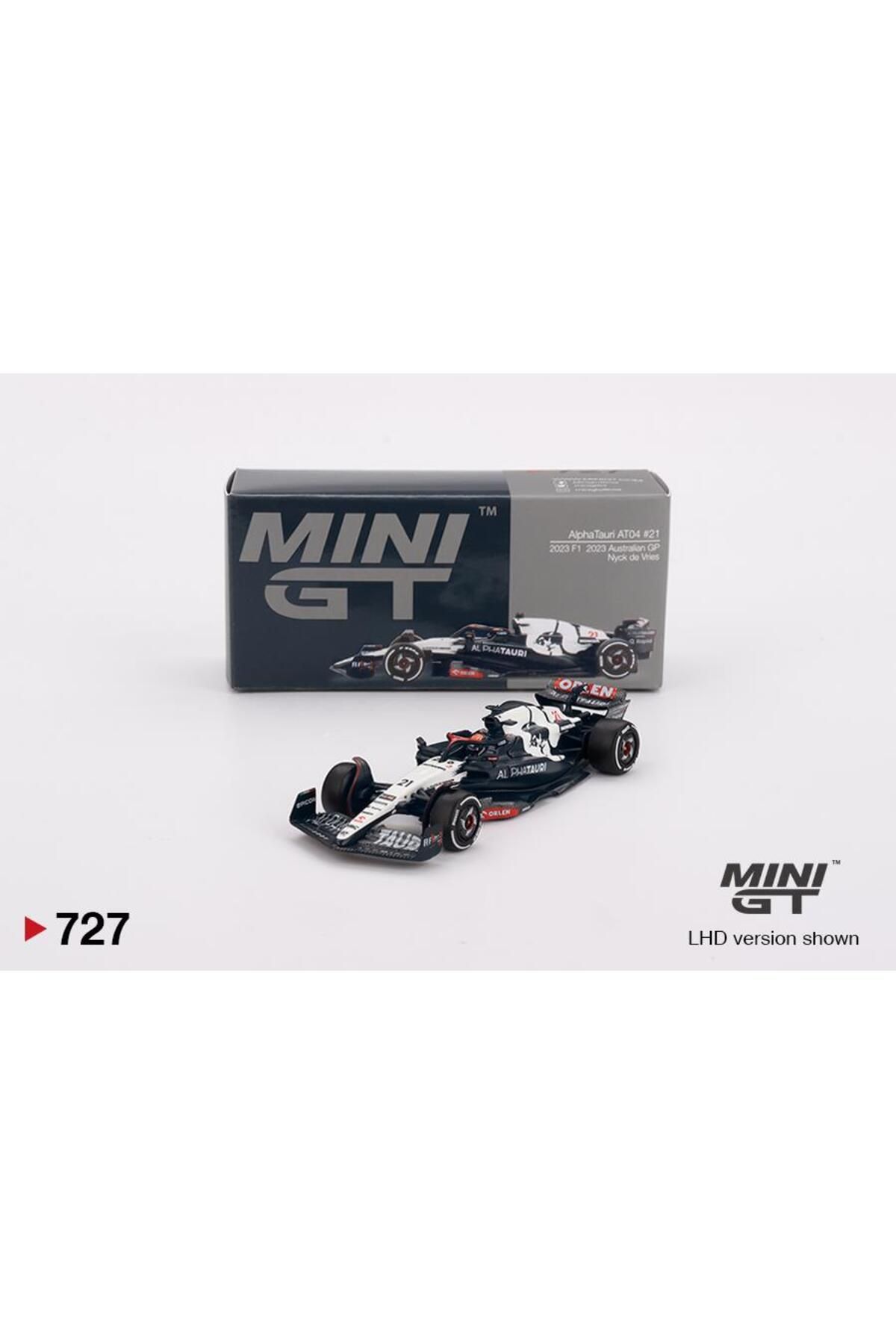 mini gt AlphaTauri AT04 #21 Nyck de Vries 2023 F1 2023 Australian GP 727