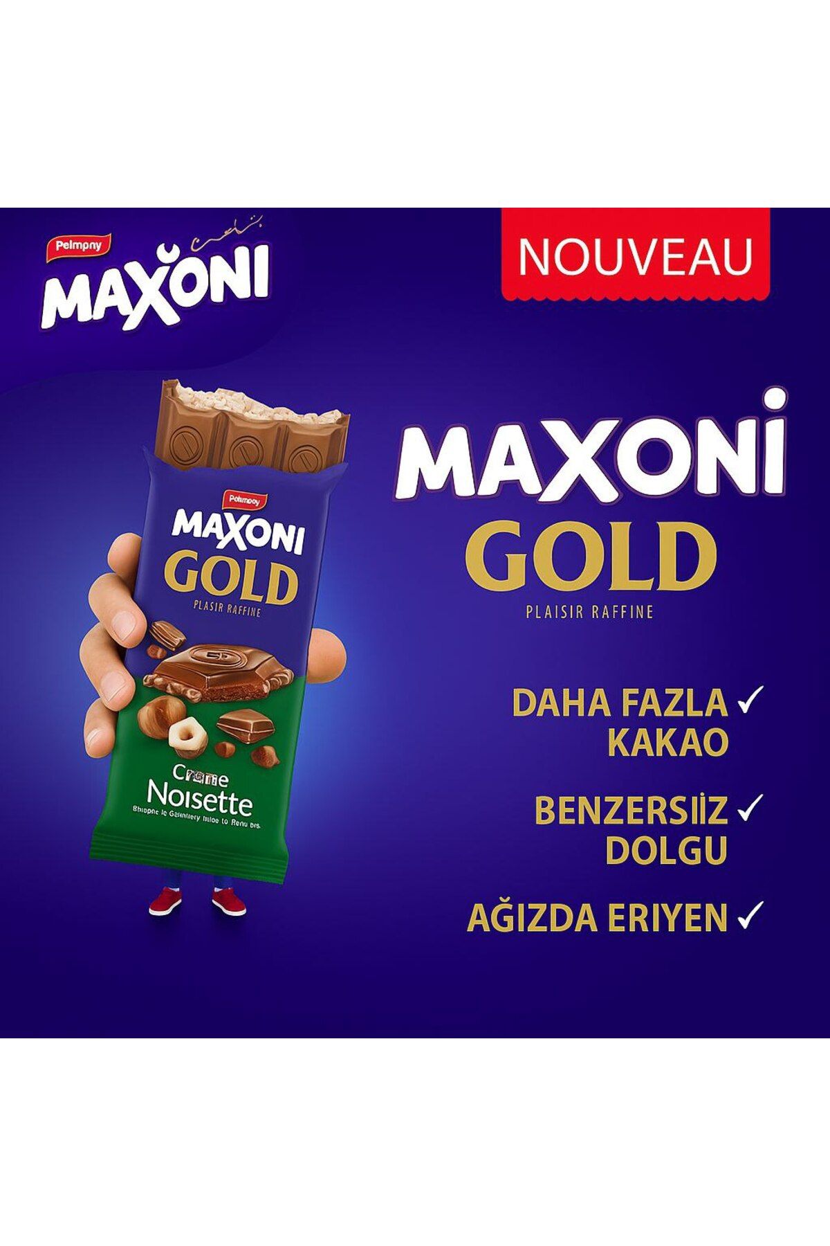 palmary maxon gold fındıklı çikolata 100g