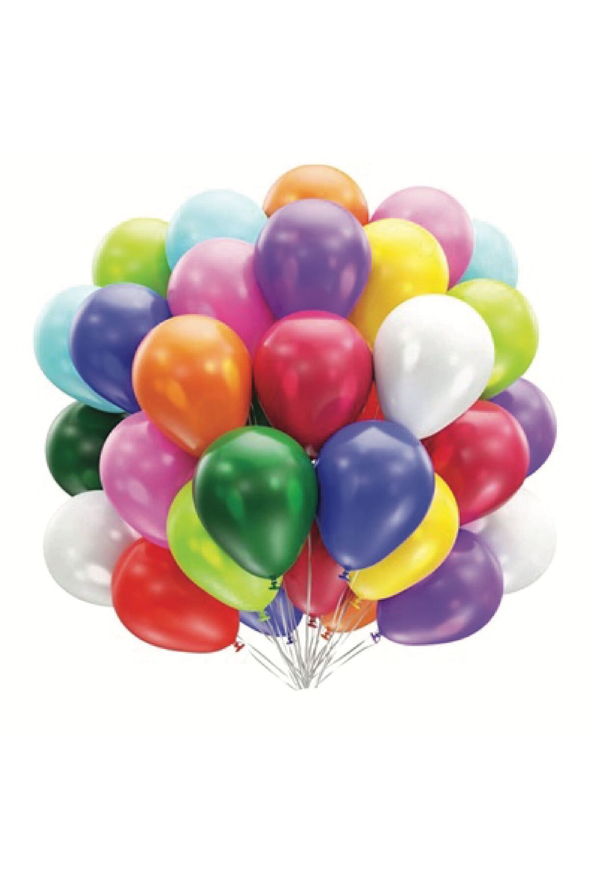 PARTİMİO PARTİ MALZEMELERİ 10'lu Metalik Karışık Balon 12'' 30cm