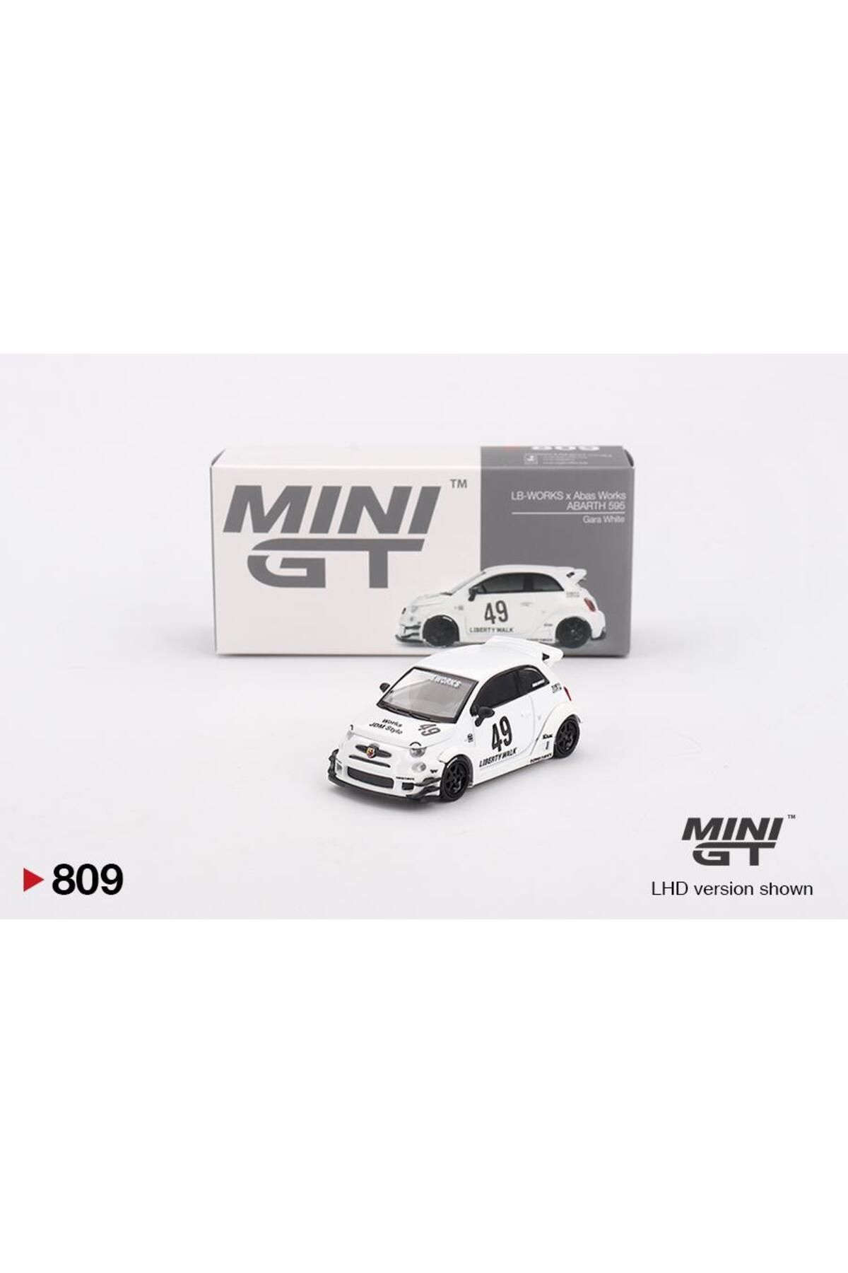 mini gt LB-WORKS x Abas Works ABARTH 595 Gara White 809