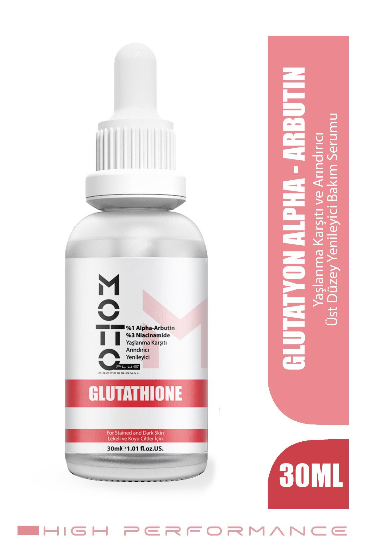 Motto Plus Professional Glutathione 1% Alpha-Arbutin and 3% Niacinamide  High-End Purifying Aging K- Trendyol
