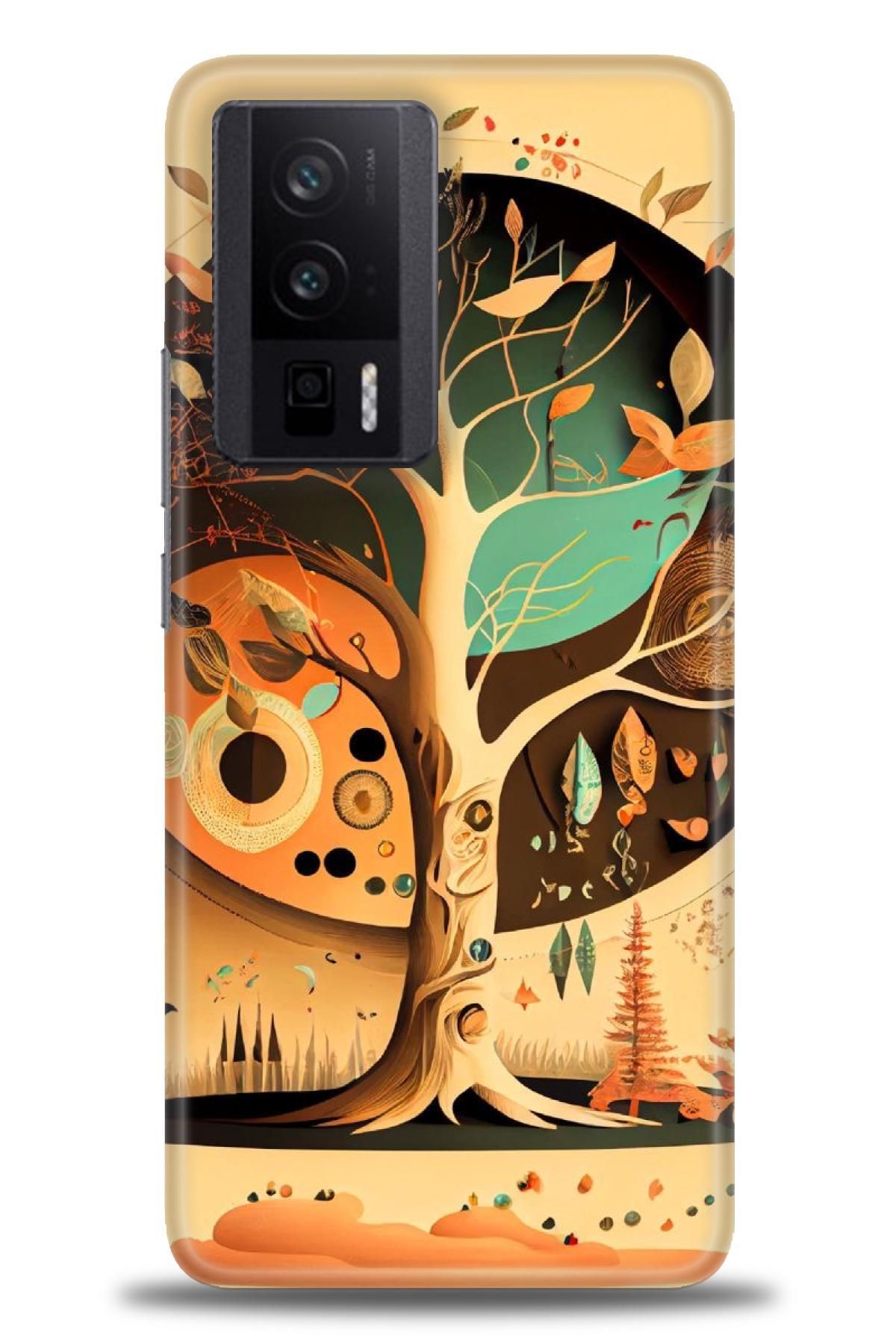 CooperTech Xiaomi Poco F5 Pro İle Uyumlu HD Baskılı Desenli Silikon Kılıf - 882