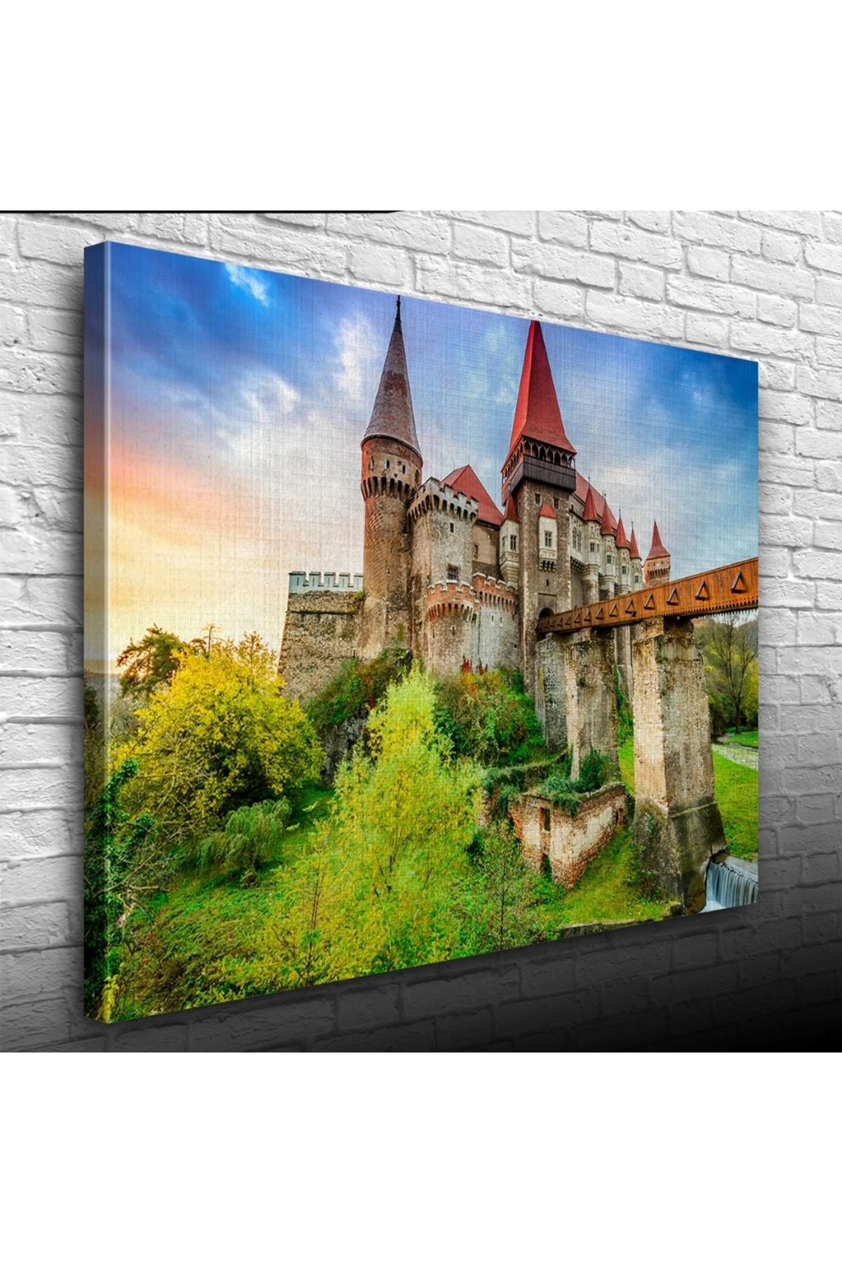 Kanonik Education Tarihi Şato Kanvas Tablo 50 x 70