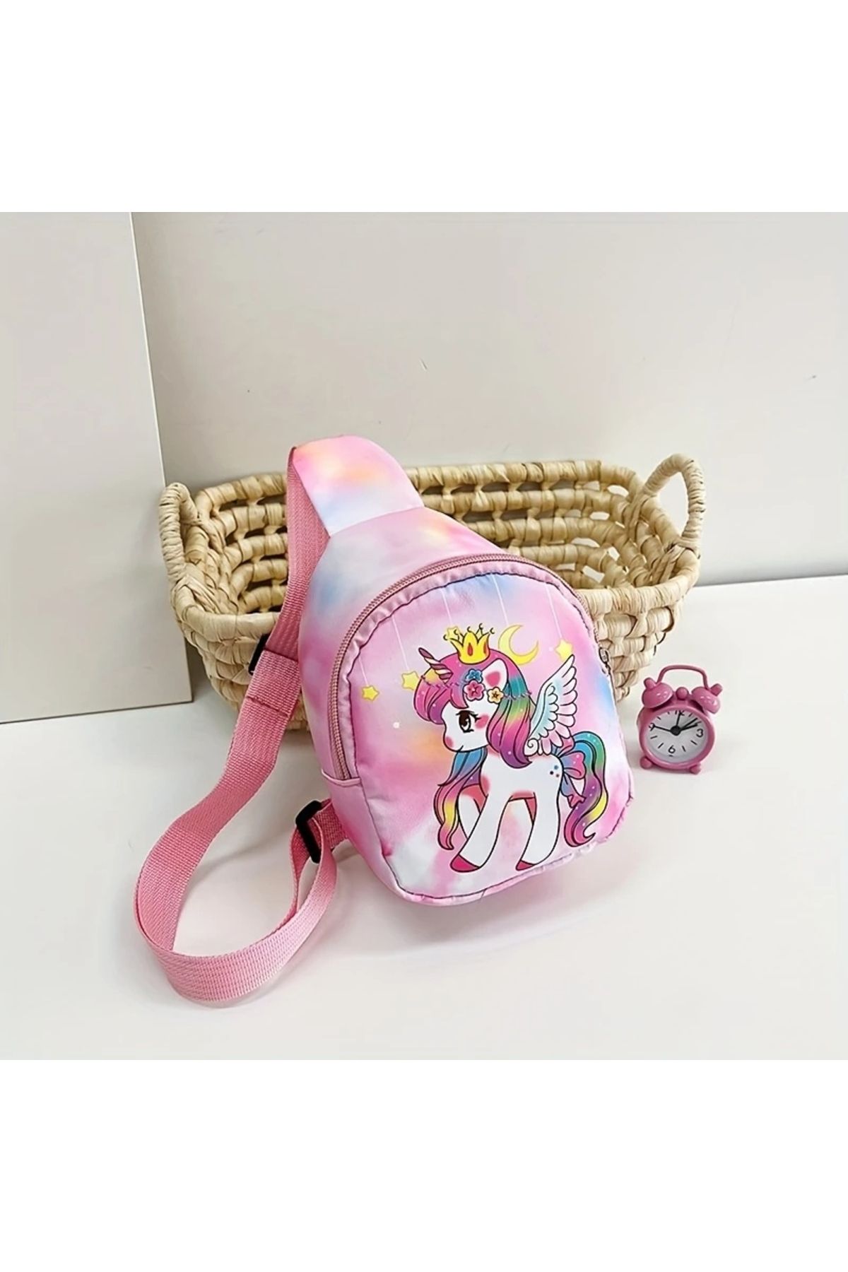 GlassySKY Çocuk Stitch Çapraz Vücut Çantası