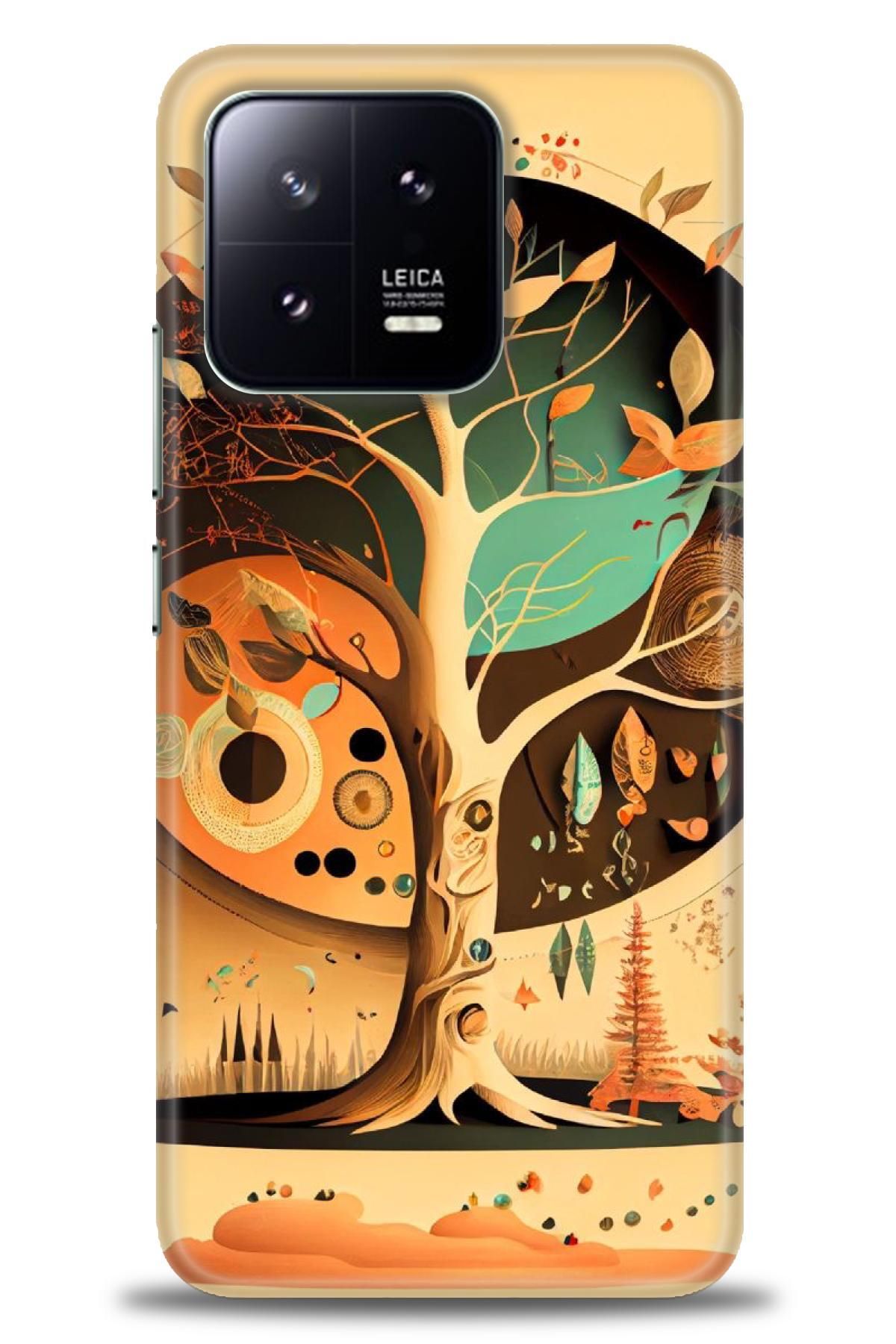 CooperTech Xiaomi Mi 13 İle Uyumlu HD Baskılı Desenli Silikon Kılıf - 882