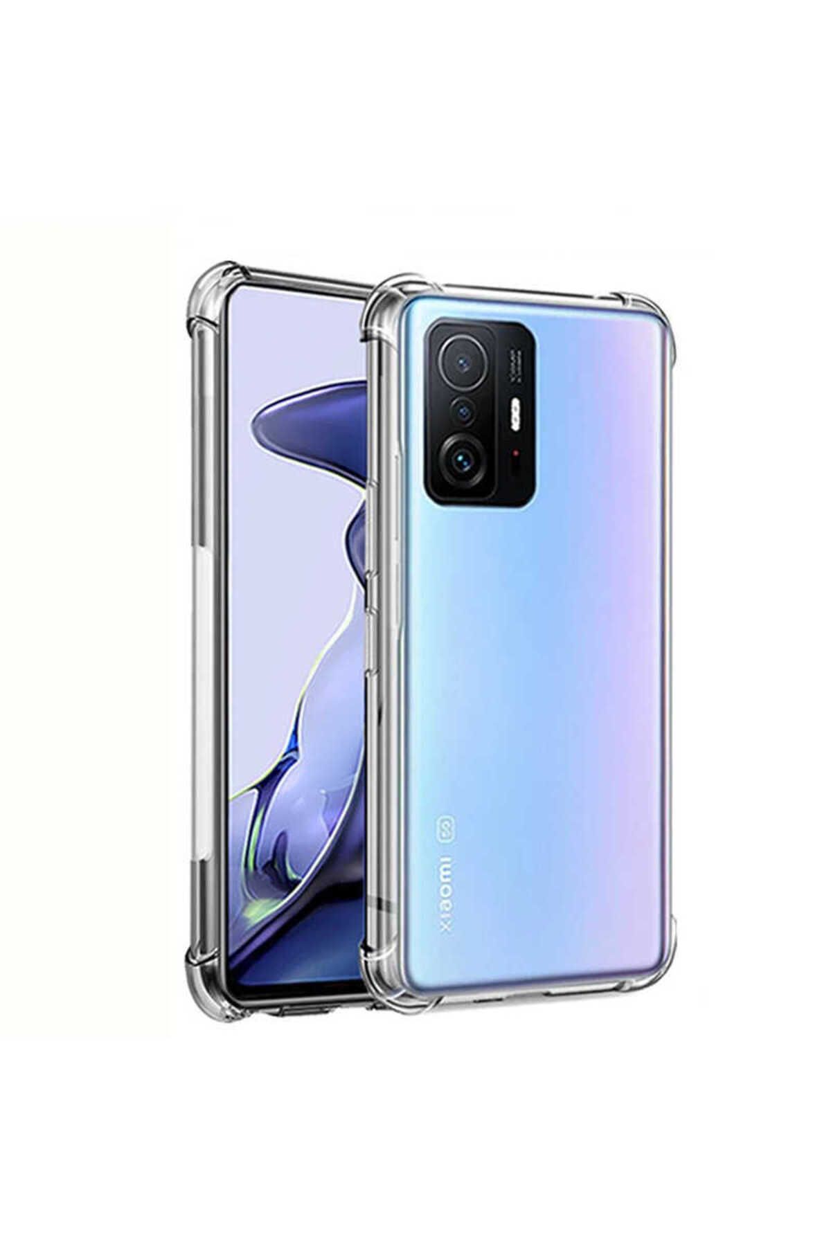 YTSGLOBAL Mi 11T Pro 5G Kılıf YTSG Nitro Anti Shock Silikon - Renksiz
