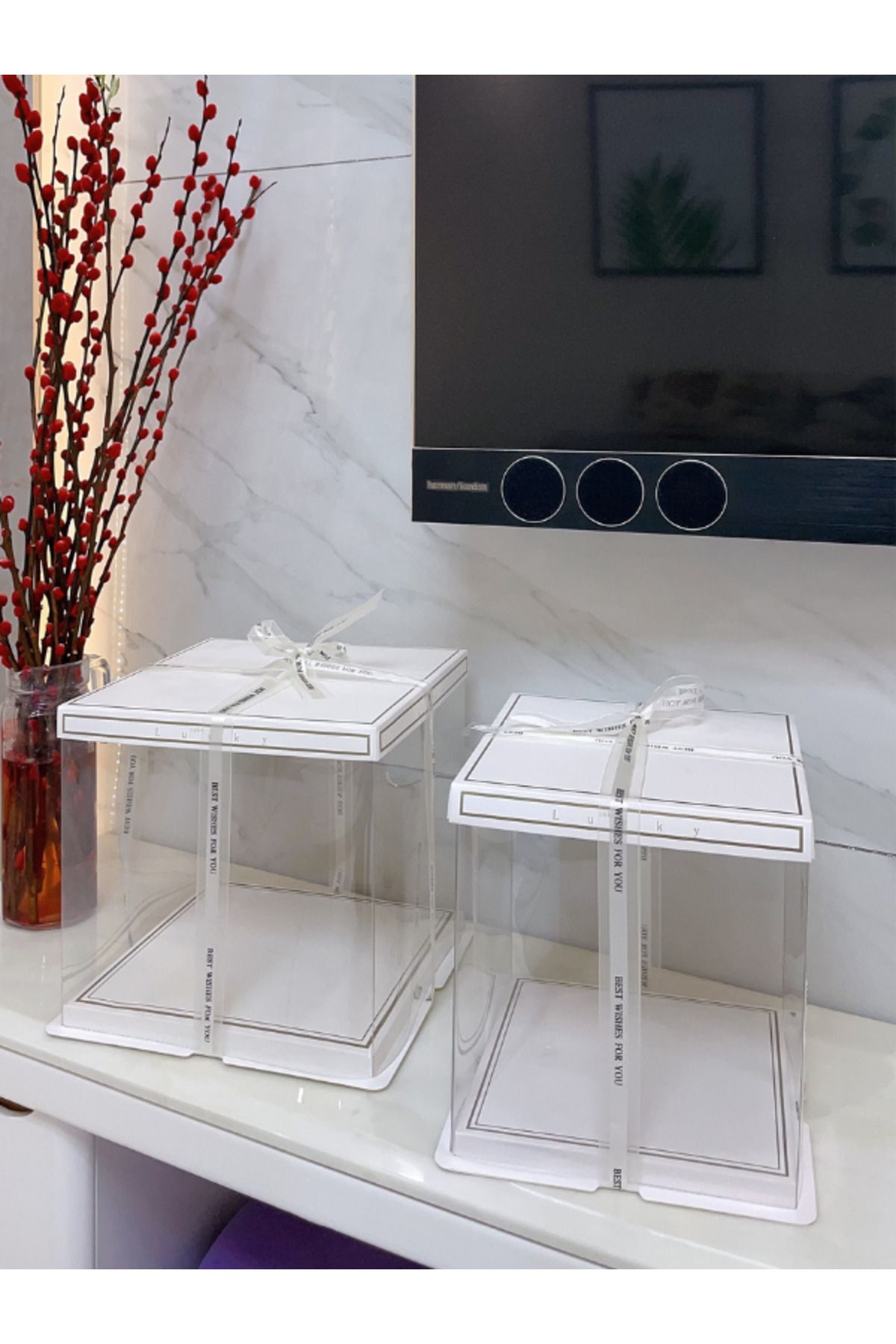 Zerkala Luxury Boxes Tekli Bohça Kutusu Medium (1 ADET OLARAK SATILMAKTADIR)