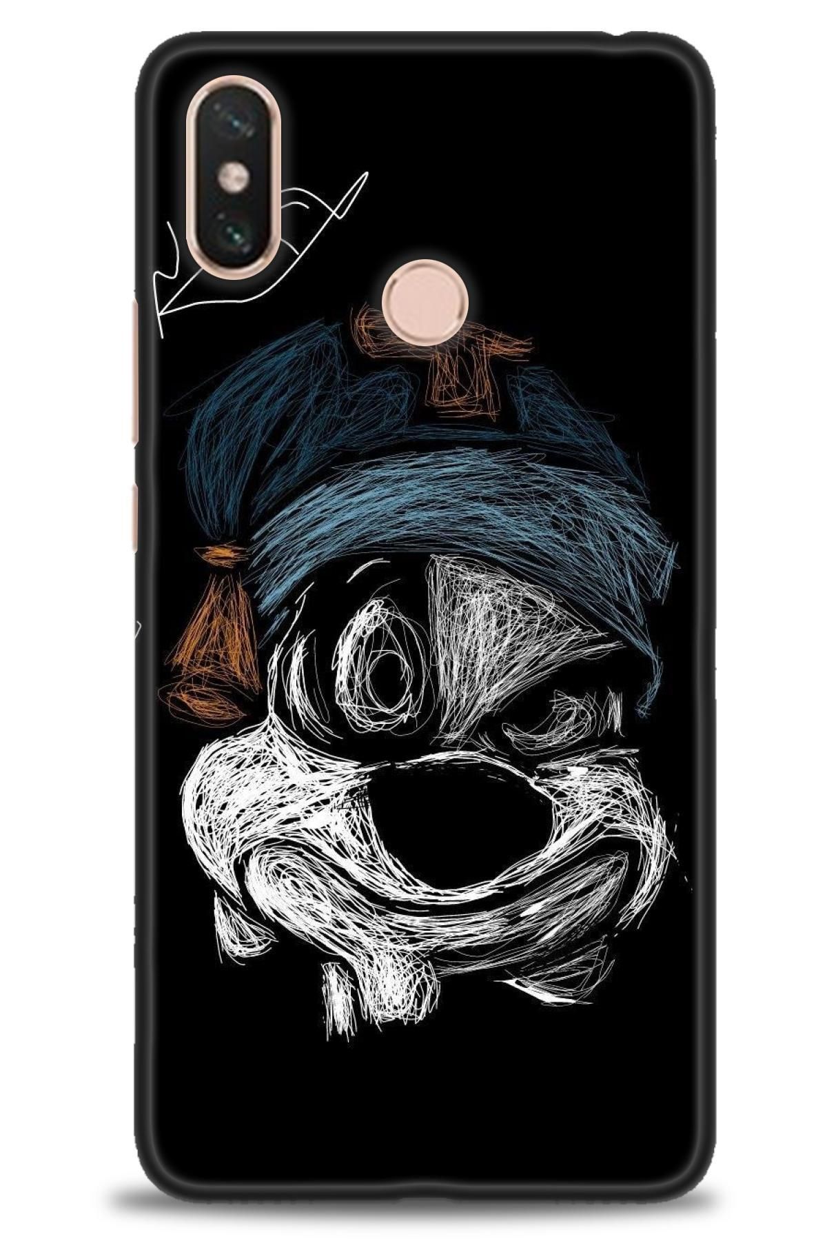 CooperTech Xiaomi Mi Max 3 İle Uyumlu HD Baskılı Desenli Silikon Kılıf - 942