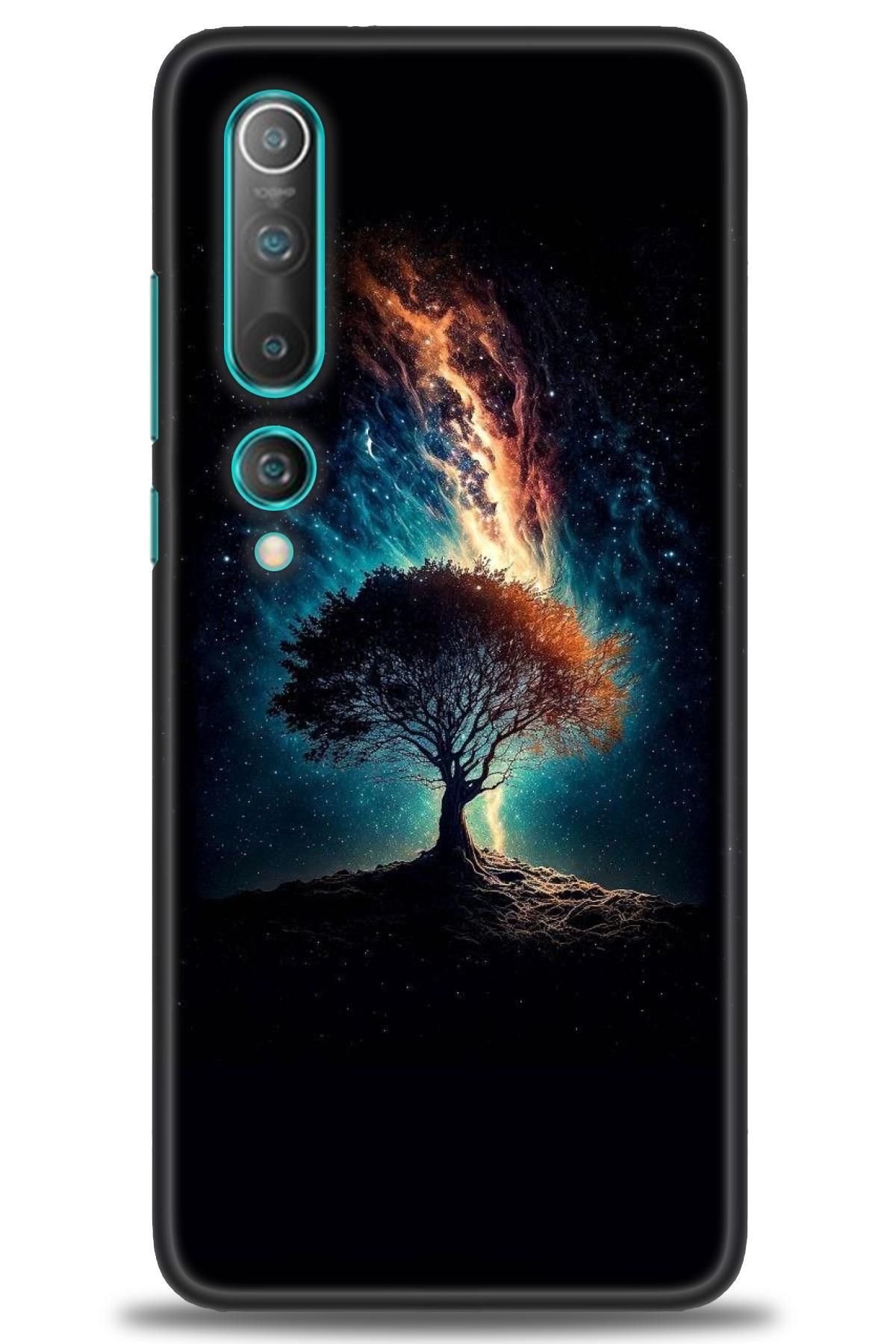CooperTech Xiaomi Mi 10 İle Uyumlu HD Baskılı Desenli Silikon Kılıf - 842