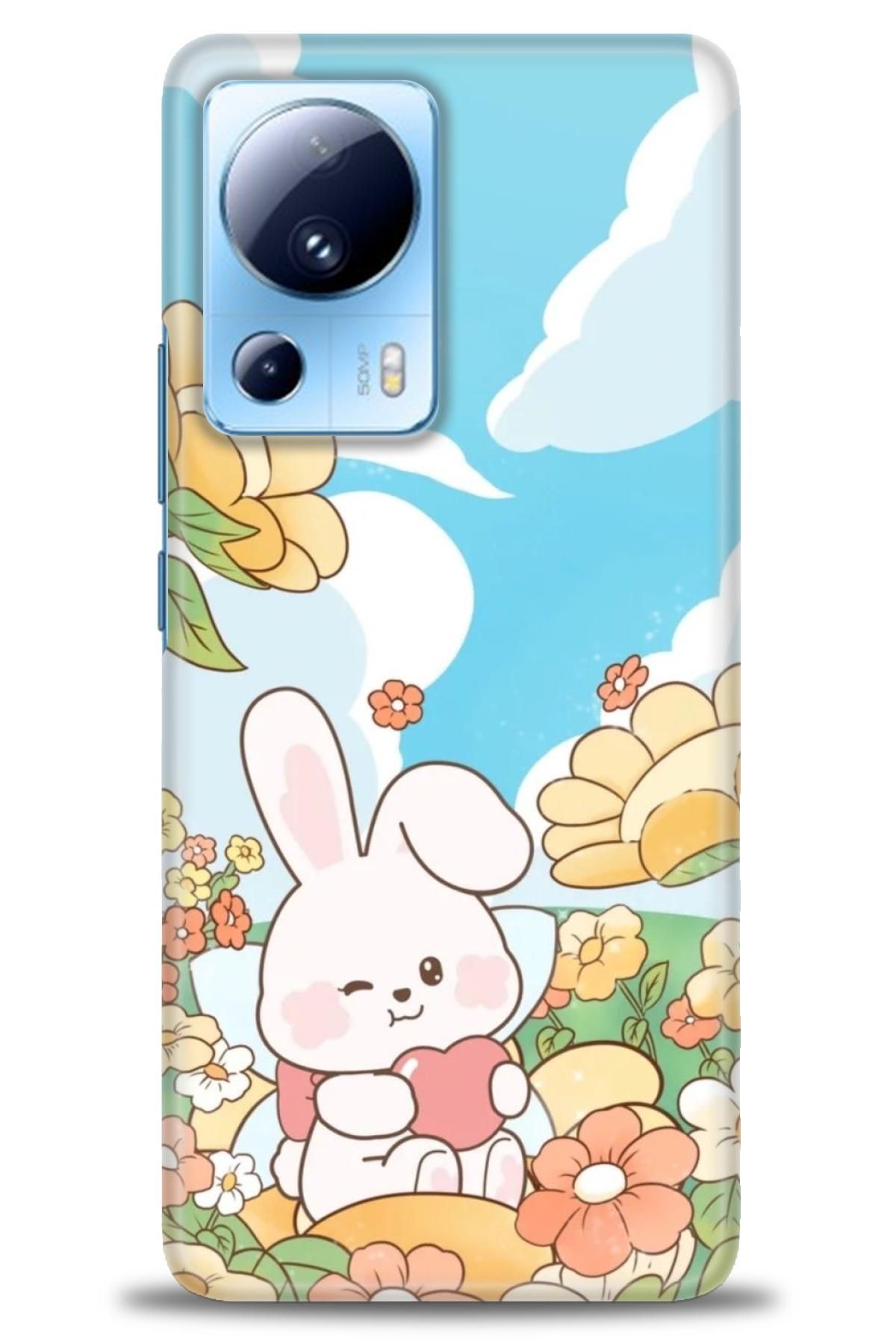 CooperTech Xiaomi Mi 13 Lite İle Uyumlu HD Baskılı Desenli Silikon Kılıf - 92