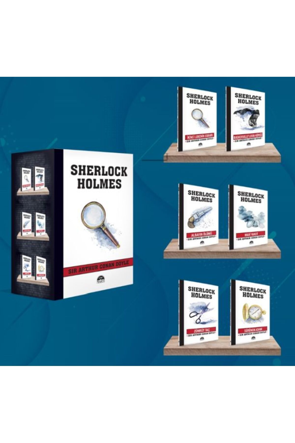 Artemis Yayınları Sherlock Holmes - Büyüteç (6 Kitap Kutulu Set)