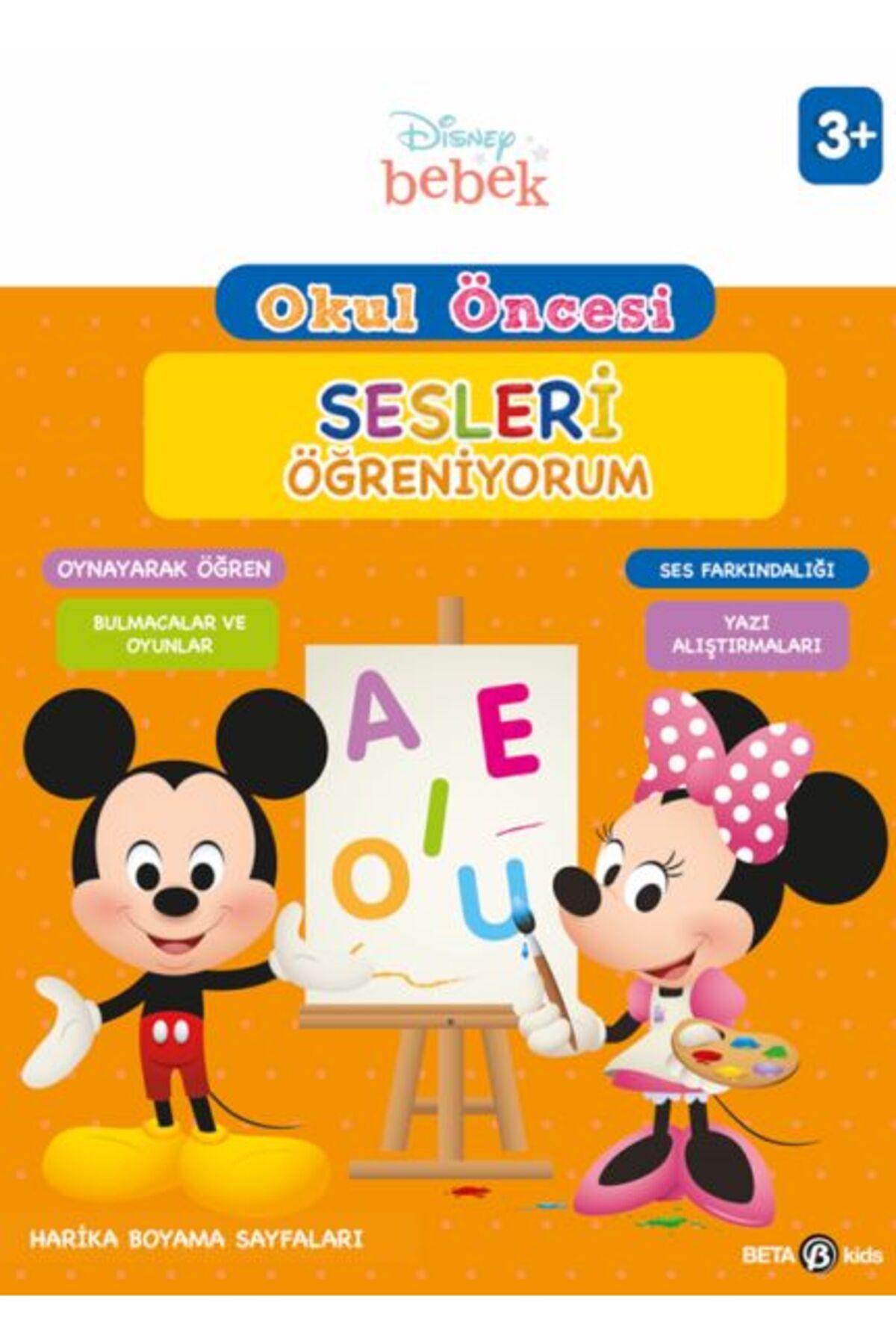 Beta Kids Yayınları Disney Eğitsel Okul Öncesi Sesleri Öğreniyorum