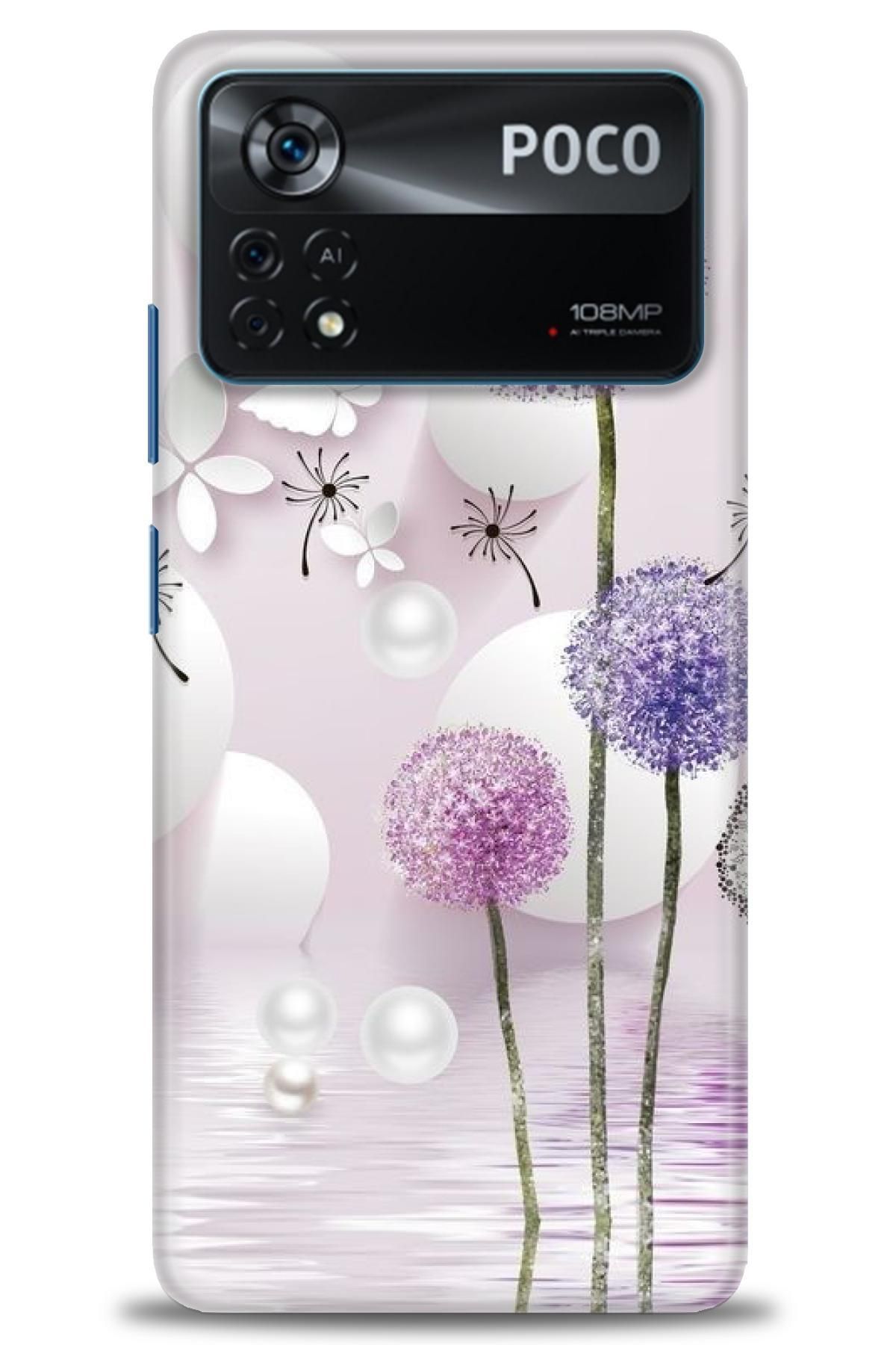 CooperTech Xiaomi Poco X4 Pro 5G İle Uyumlu HD Baskılı Desenli Silikon Kılıf - 342