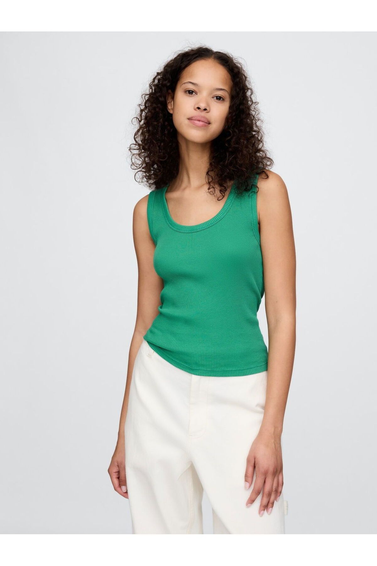 GAP Rib Scoop Tank Top