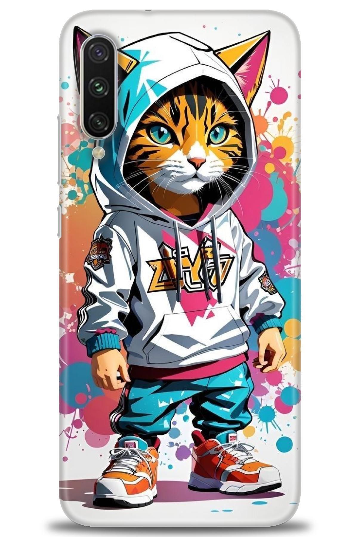 CooperTech Xiaomi Mi A3 İle Uyumlu HD Baskılı Desenli Silikon Kılıf - 362