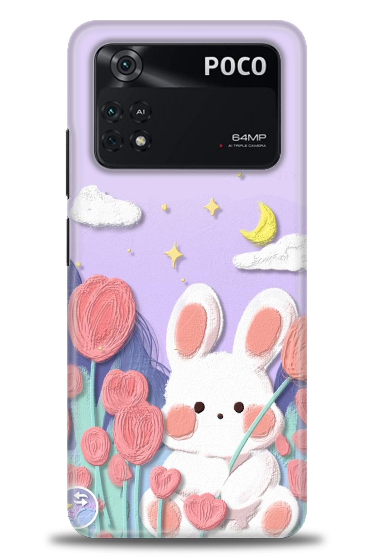 CooperTech Xiaomi Poco M4 Pro 4G İle Uyumlu HD Baskılı Desenli Silikon Kılıf - 672