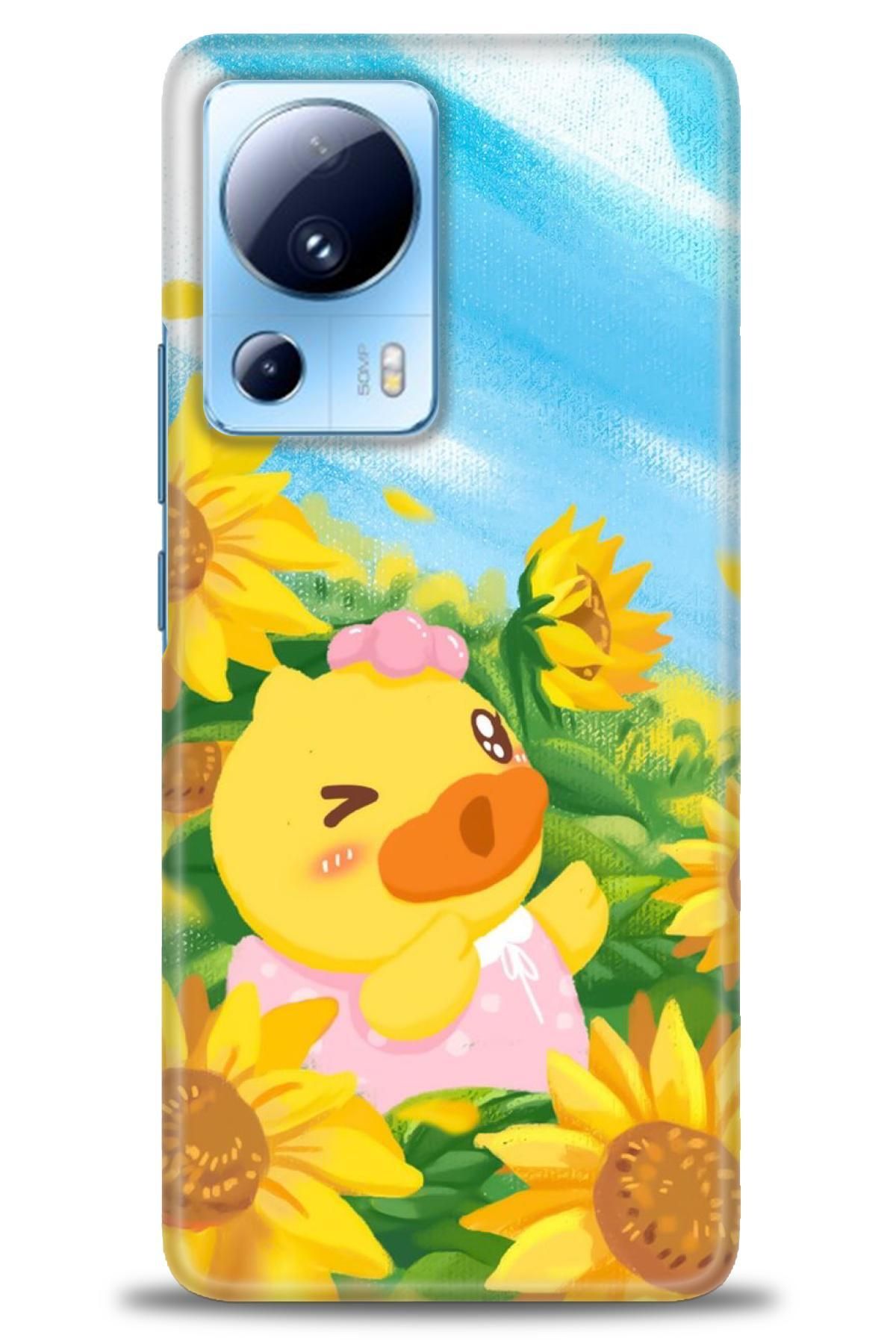 CooperTech Xiaomi Mi 13 Lite İle Uyumlu HD Baskılı Desenli Silikon Kılıf - 832