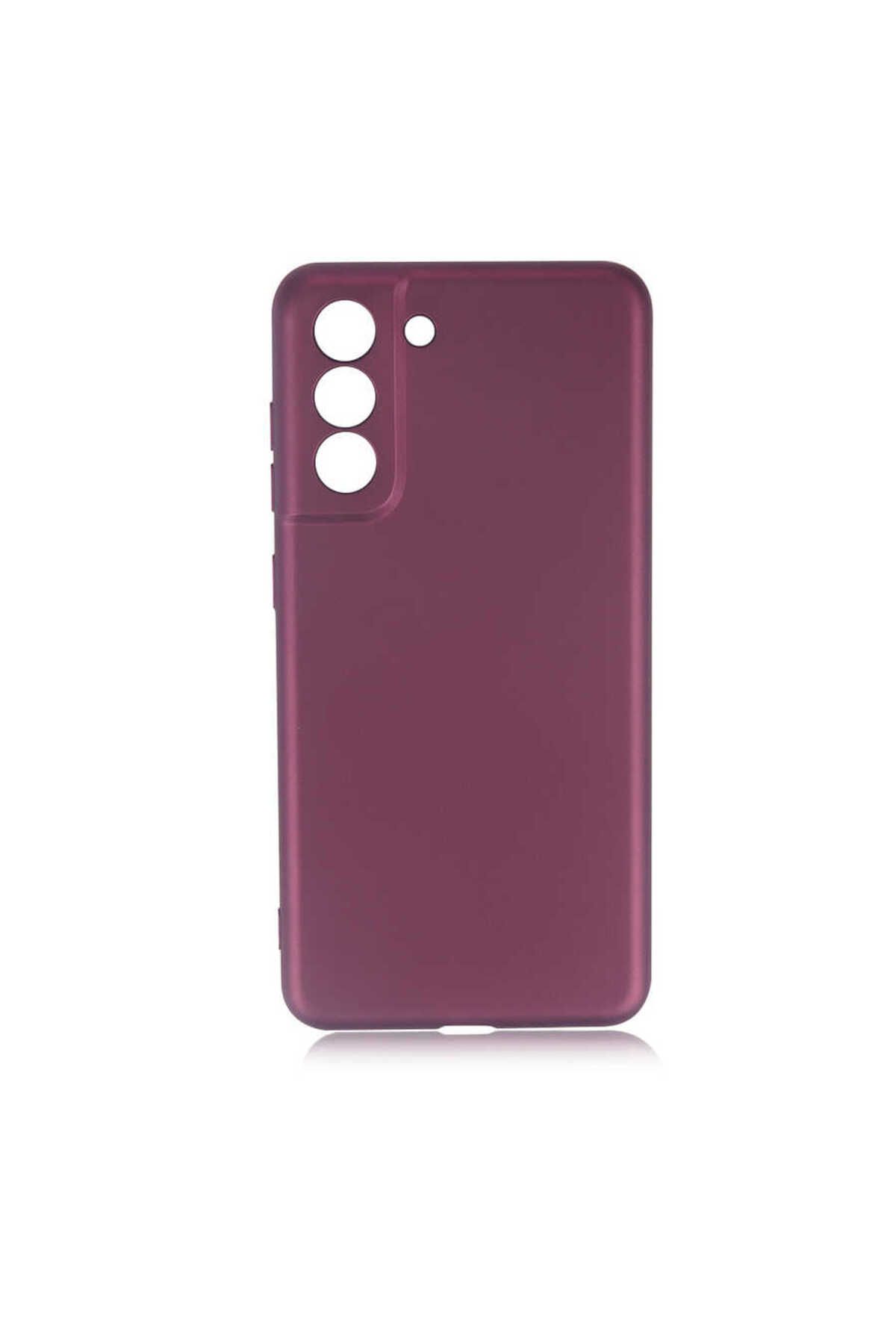 YTSGLOBAL Galaxy S21 FE Kılıf YTSG Premier Silikon Kapak - Mürdüm