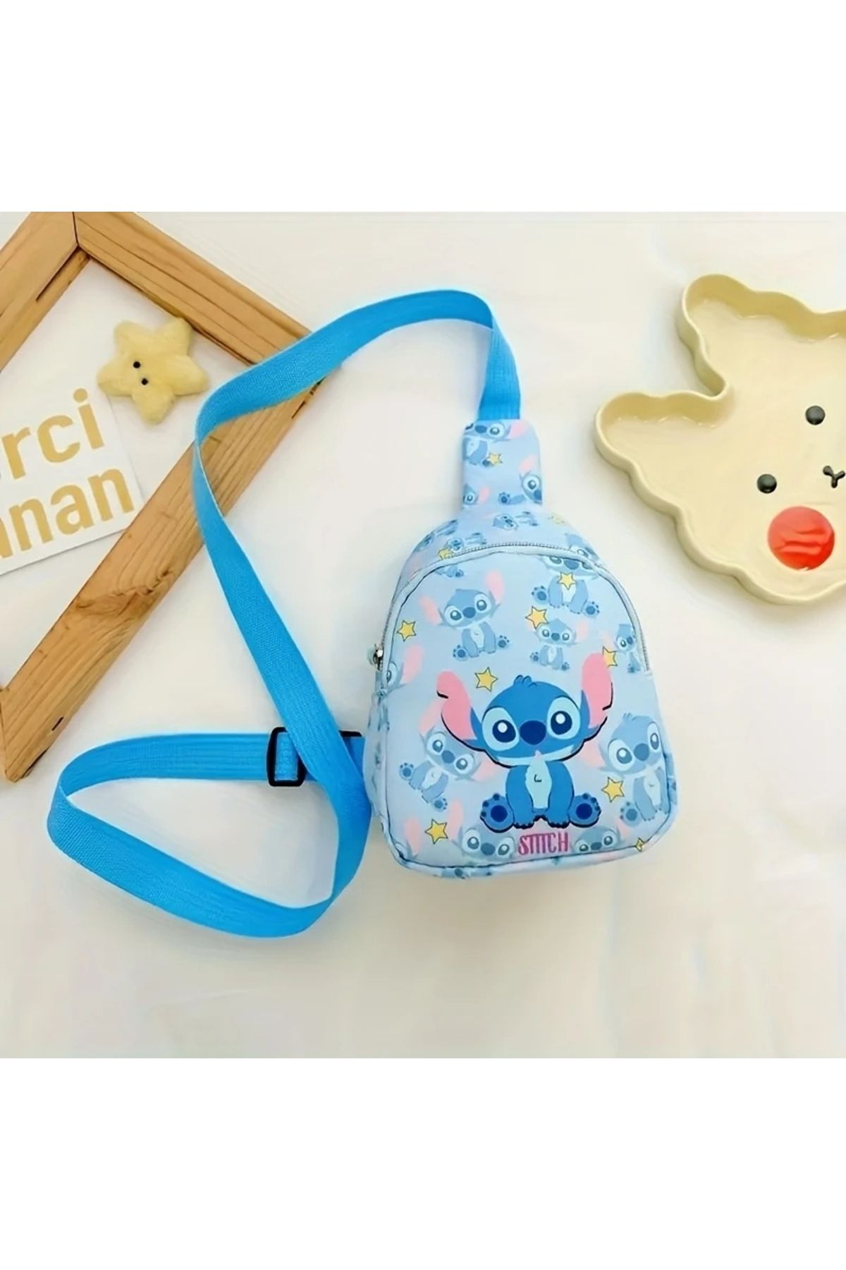 GlassySKY Çocuk Stitch Çapraz Vücut Çantası Hediyelik