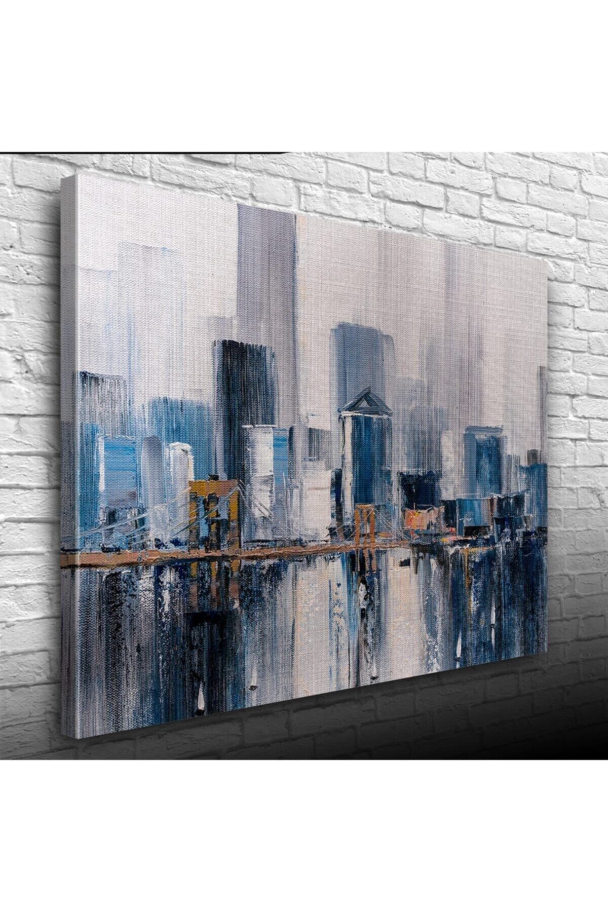 Kanonik Education Sisli Şehir Canvas Tablo (50x70)