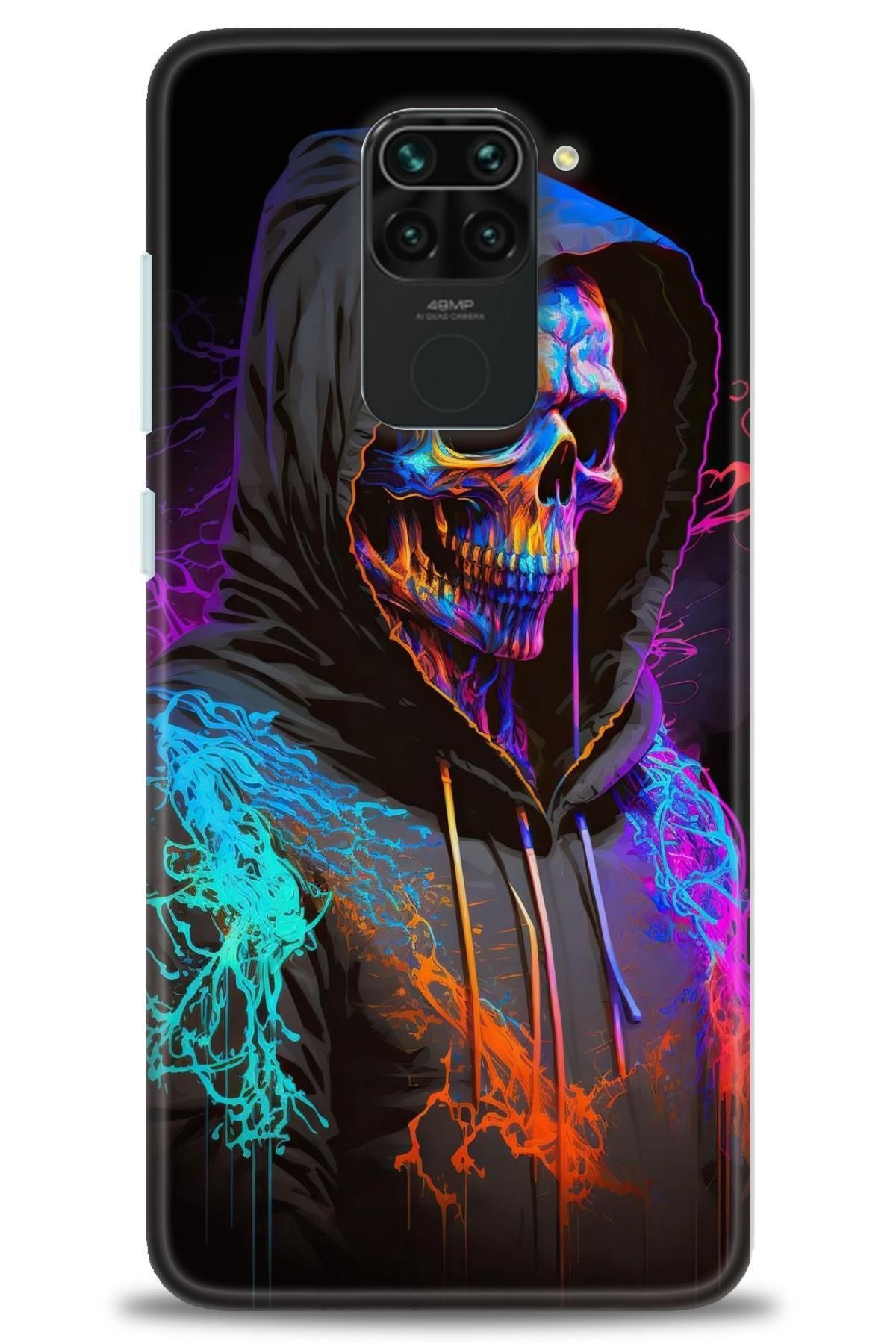 CooperTech Xiaomi Redmi Note 9 İle Uyumlu HD Baskılı Desenli Silikon Kılıf - 912