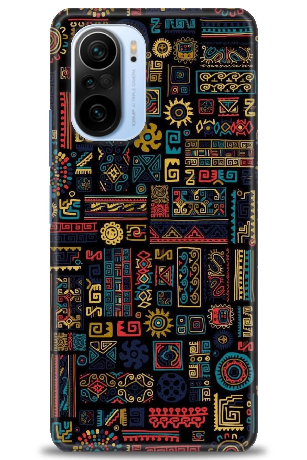 CooperTech Xiaomi Redmi K40 İle Uyumlu HD Baskılı Desenli Silikon Kılıf - 822