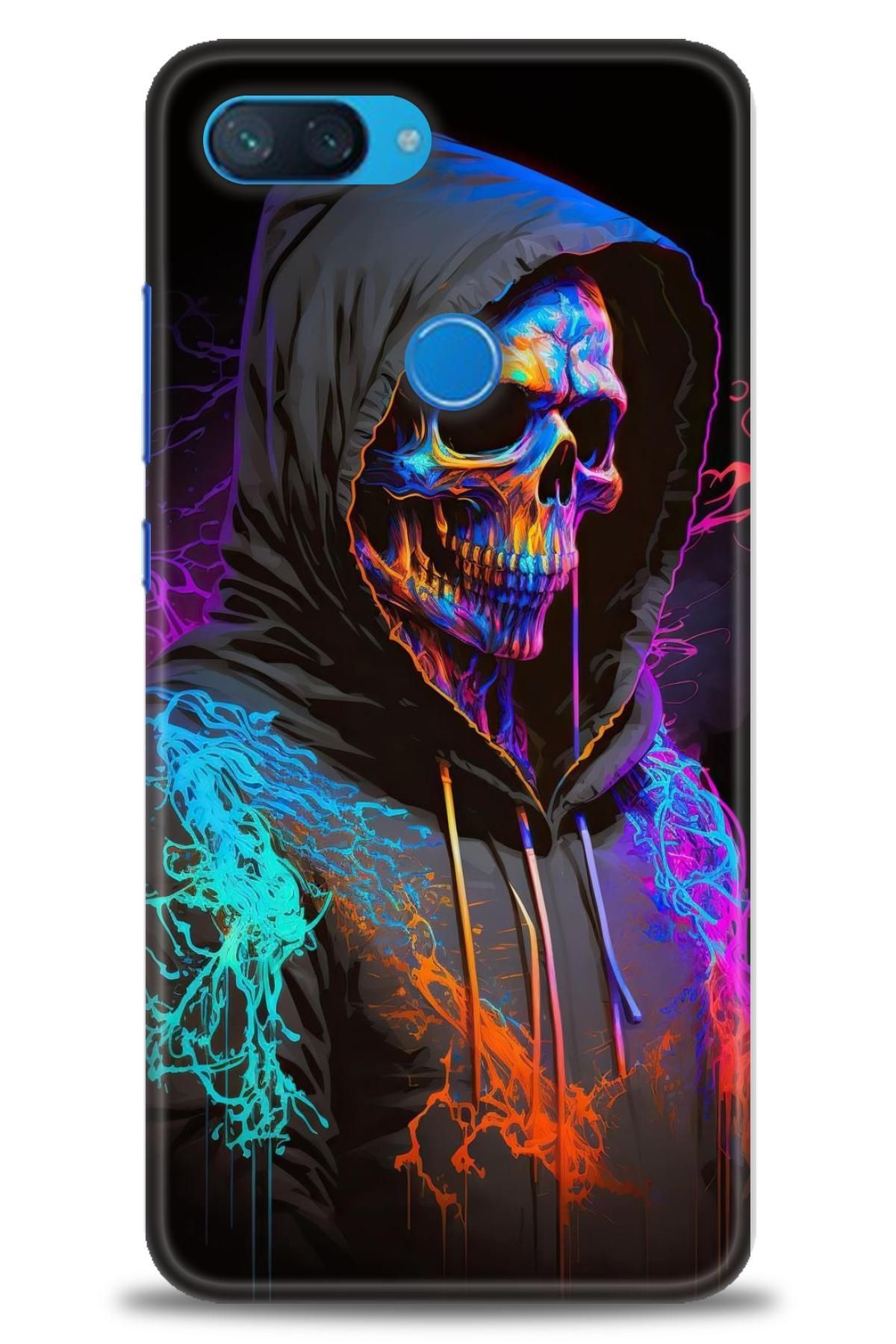 CooperTech Xiaomi Mi 8 Lite İle Uyumlu HD Baskılı Desenli Silikon Kılıf - 912