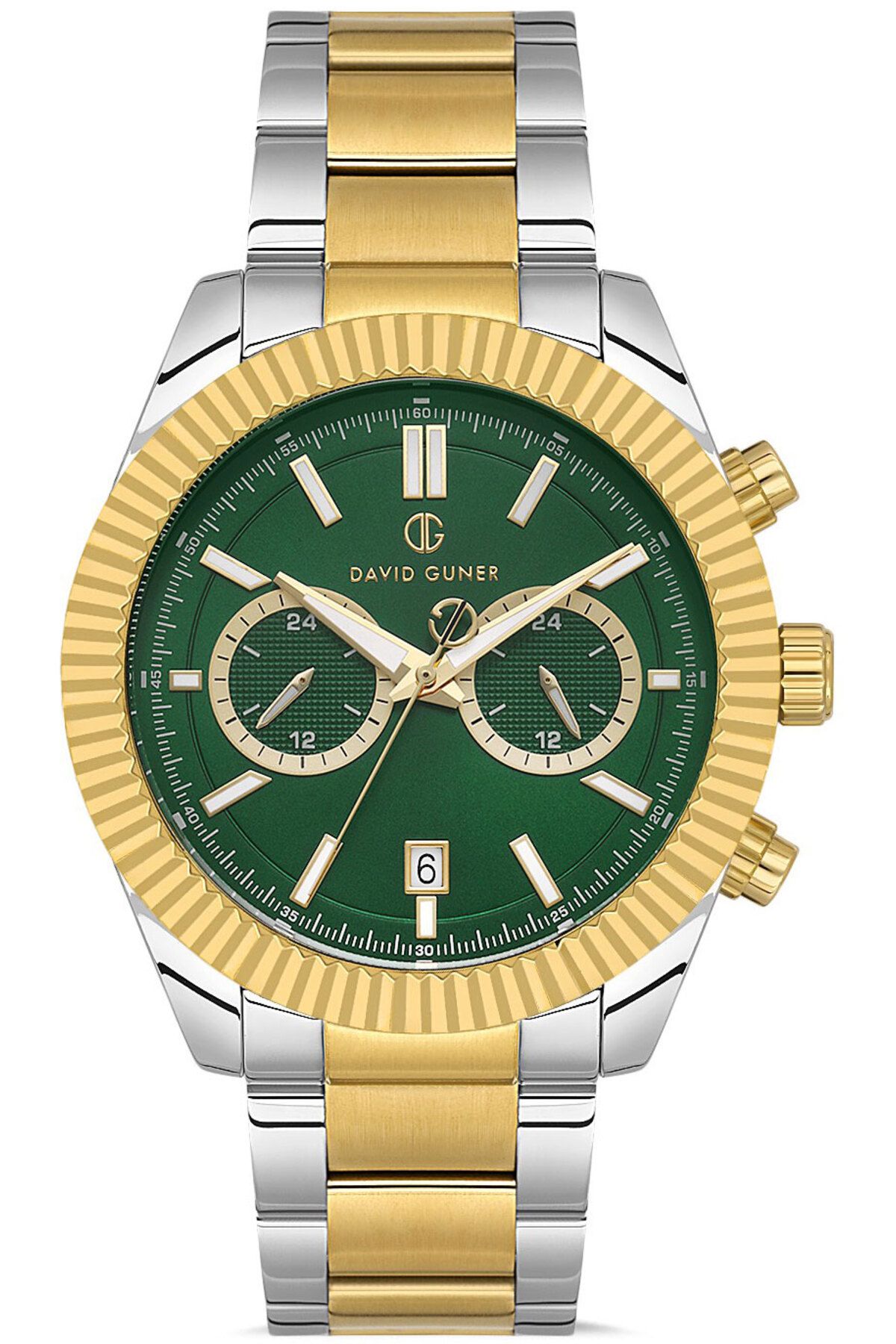 DAVID GUNER DAVİD GÜNER ERKEK KOL SAATİ DG-8734GA-D10 47 MM METAL-GOLD