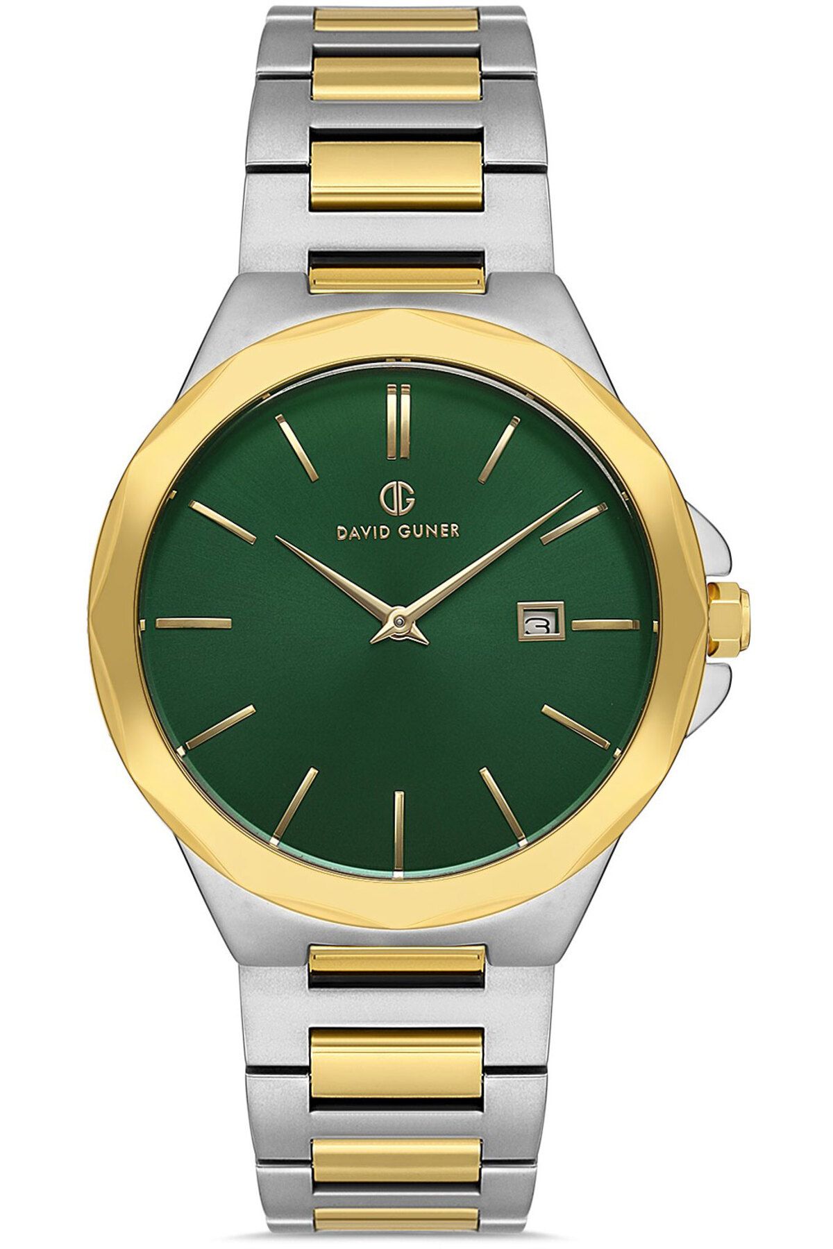 DAVID GUNER DAVİD GÜNER ERKEK KOL SAATİ DG-8421GA-D10 41 MM METAL-GOLD