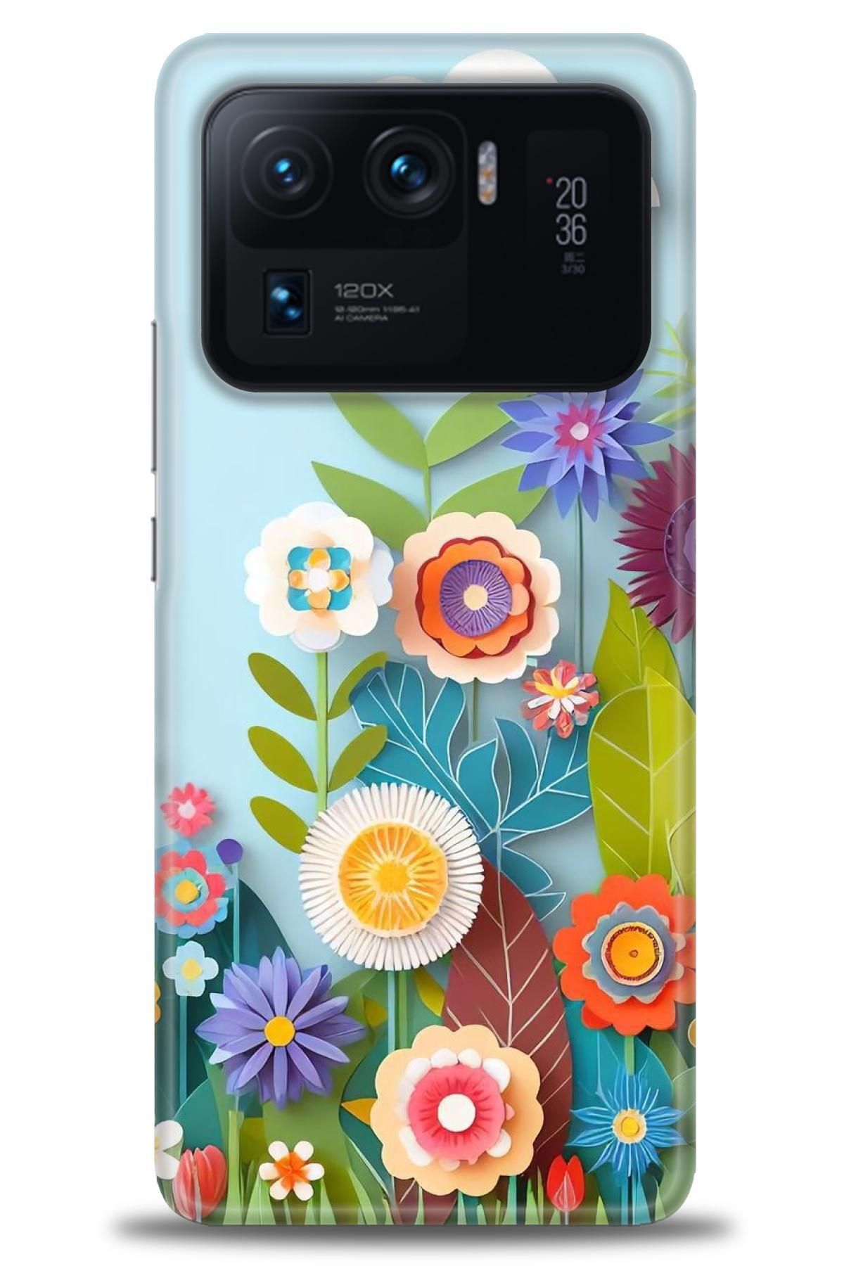 CooperTech Xiaomi Mi 11 Ultra İle Uyumlu HD Baskılı Desenli Silikon Kılıf - 352