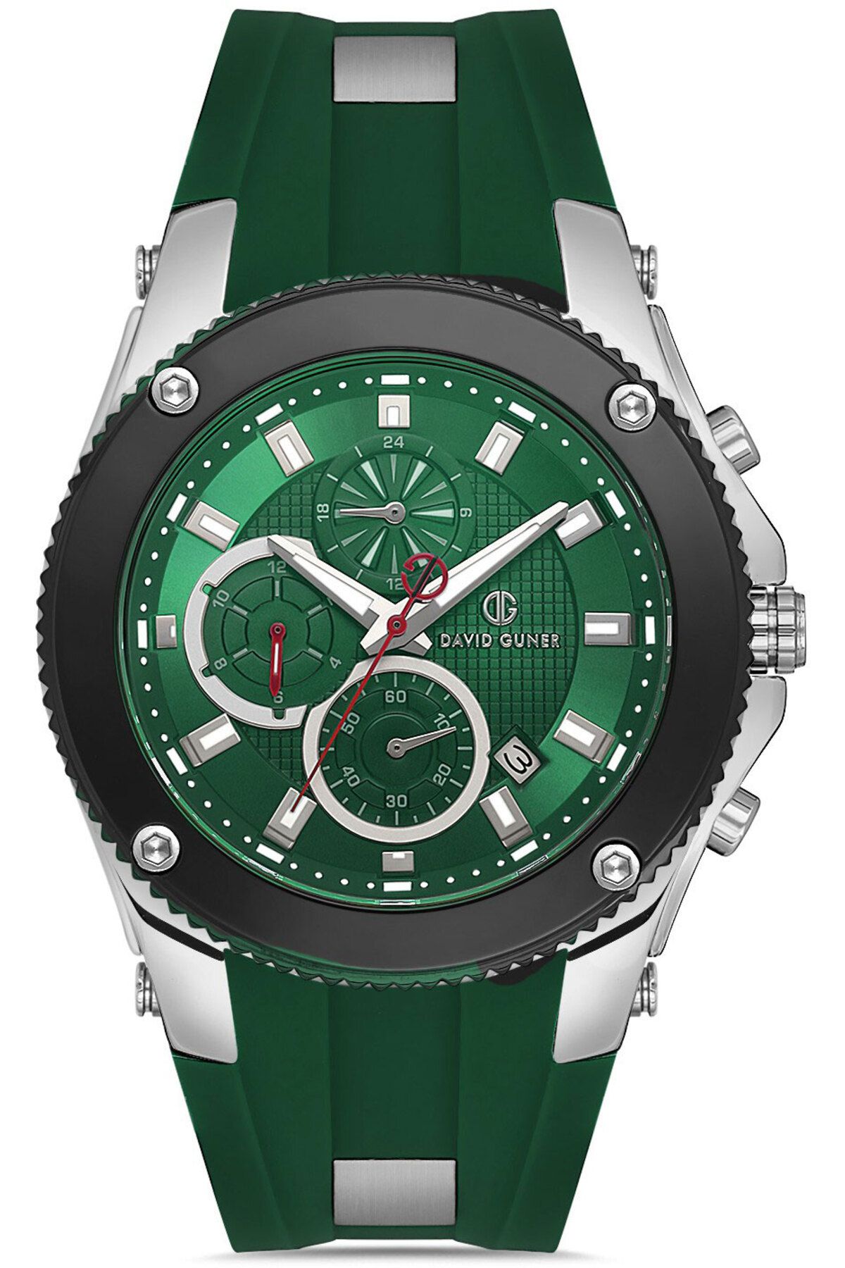 DAVID GUNER DAVİD GÜNER ERKEK KOL SAATİ DG-8724GD-ZM2 49 MM Yeşil