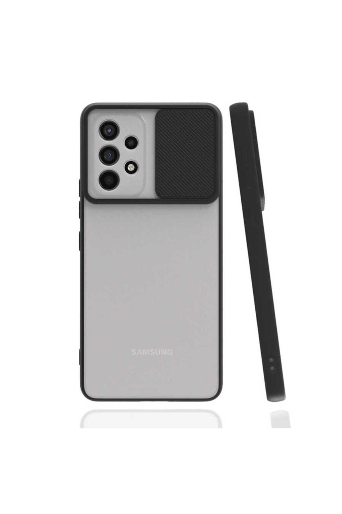 YTSGLOBAL Galaxy A73 Kılıf YTSG Lensi Kapak - Siyah