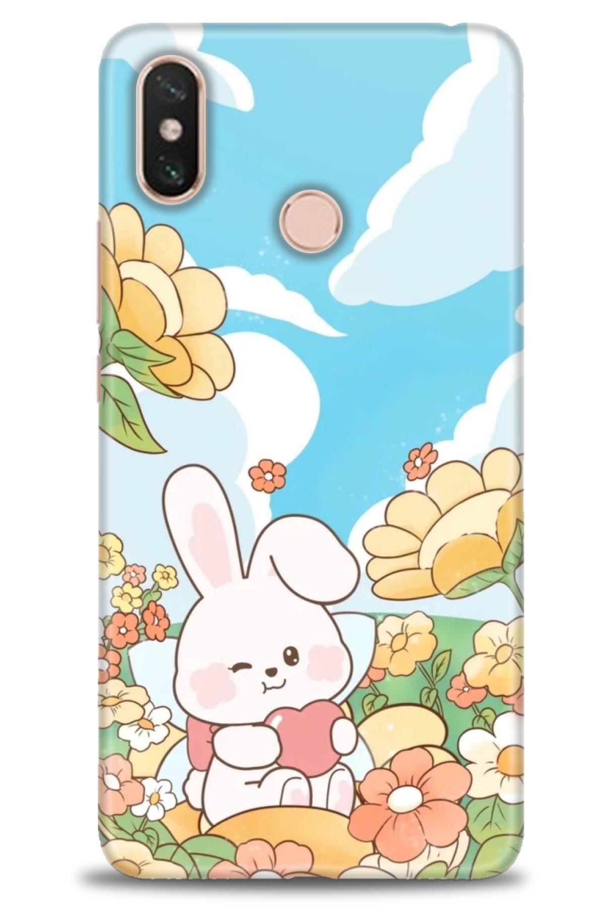 CooperTech Xiaomi Mi Max 3 İle Uyumlu HD Baskılı Desenli Silikon Kılıf - 92