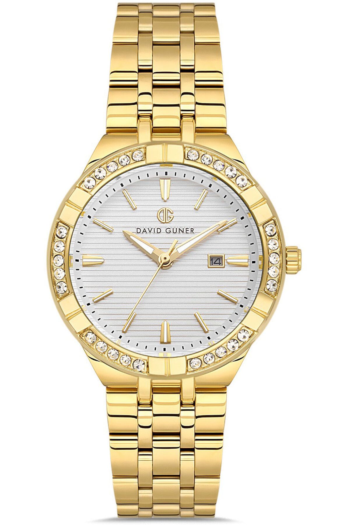 DAVID GUNER DAVİD GÜNER KADIN KOL SAATİ DG-8780LA-B1 33 MM GOLD