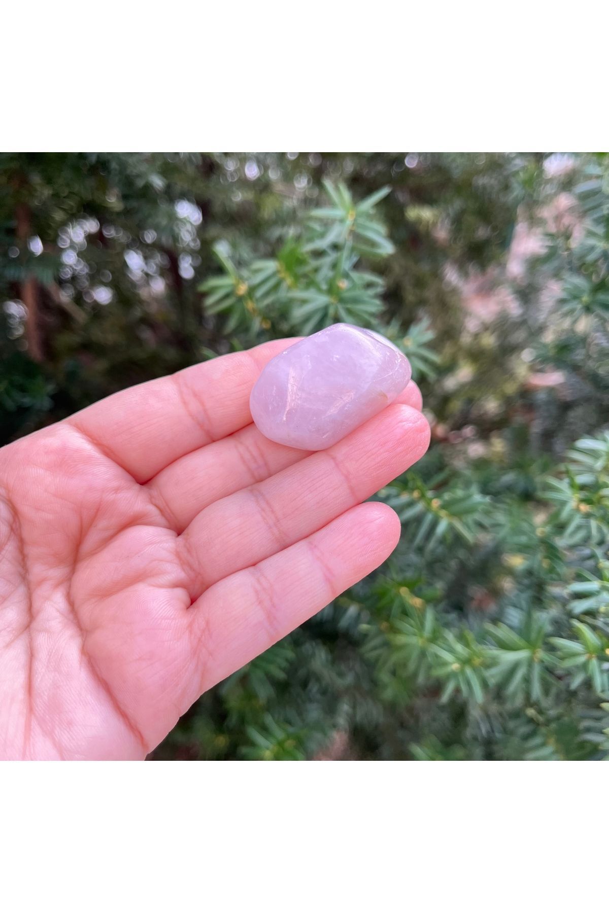 SerenityHaven Tamburlanmış Pembe Kuvars Doğal Taş (Kalp Çakrası)