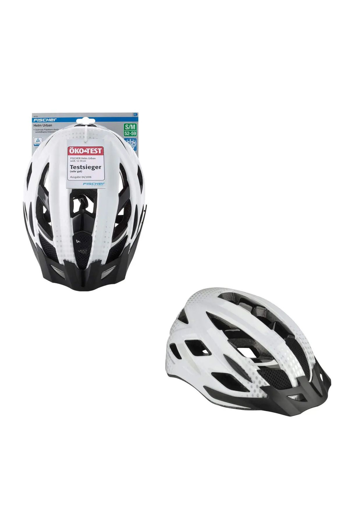 Fischer-Casca protectie pentru ciclism "Urban Lano Helm", Fischer, alb, S / M 6