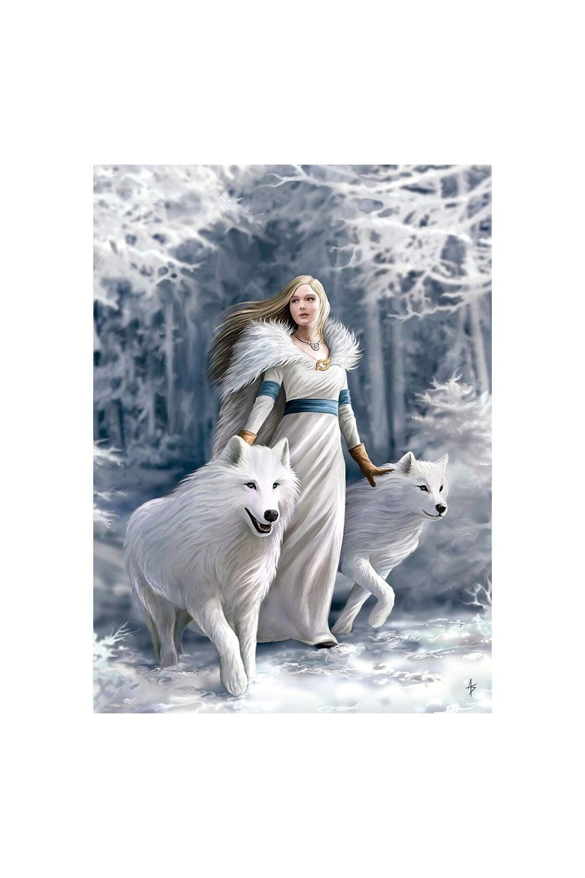CLEMENTONI-Puzzle - Anne Stokes: Guardians of Winter, 1000 piese 1