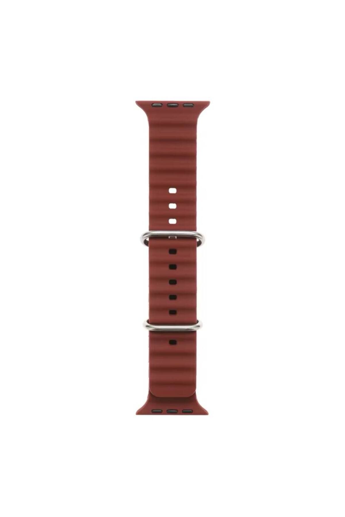 Bruntoo BR Apple Watch Series Ultra 10/9/8/7/6/5/4/SE/3/2/1 49mm-46mm-45mm-44mm-42mm Ocean Loop Silikon kordon
