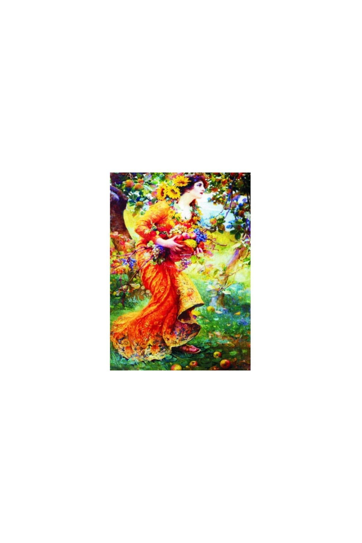 Gold Puzzle-Puzzle Gold Puzzle - Franz Dvorak: In the Orchard, 1000 pieces 1