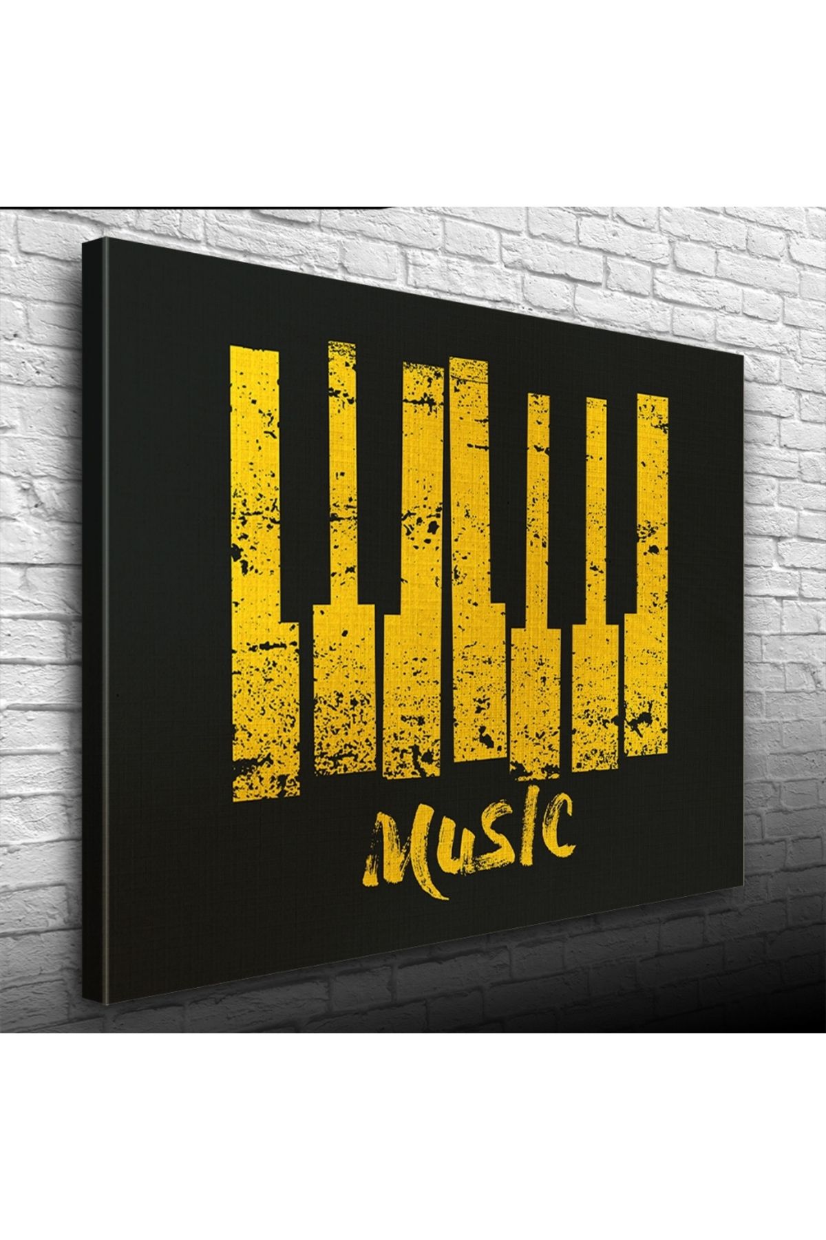 Kanonik Education Music Piyano Tuşları Poster Kanvas Tablo 50 x 70