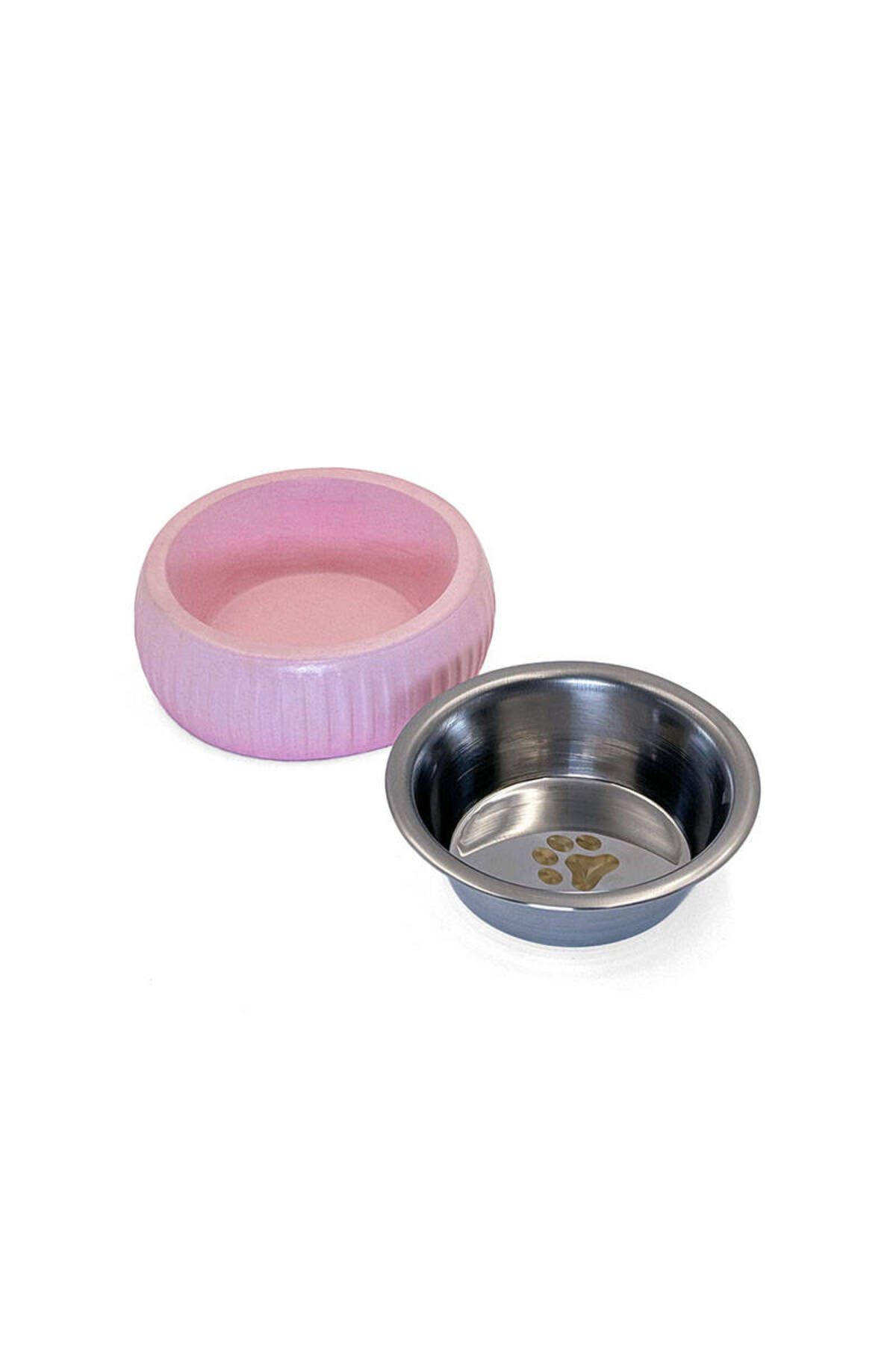 Vexahome Mikopet Organik Seramik Mama Kabı Pembe