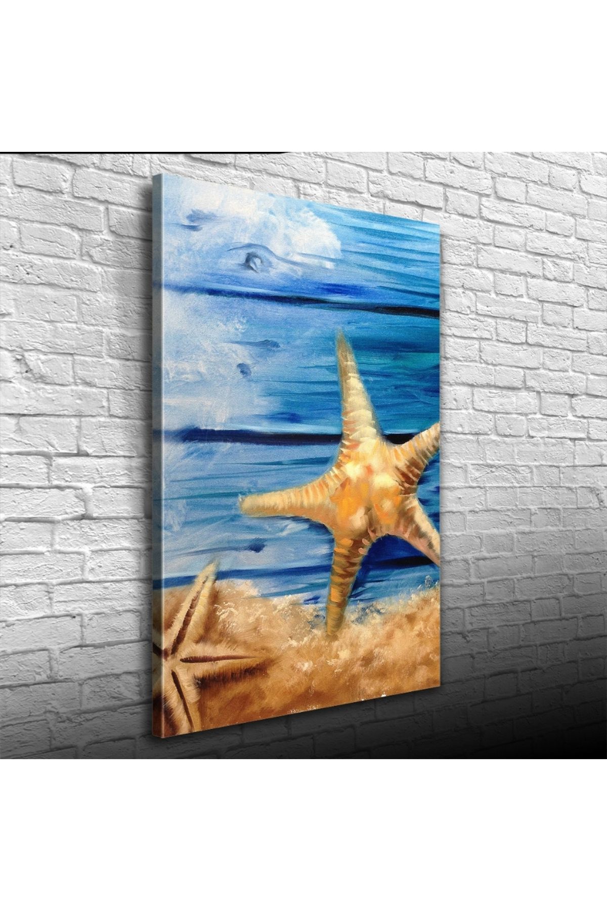 Kanonik Education Deniz Yıldızı Yağlıboya Kanvas Tablo 50 x 70