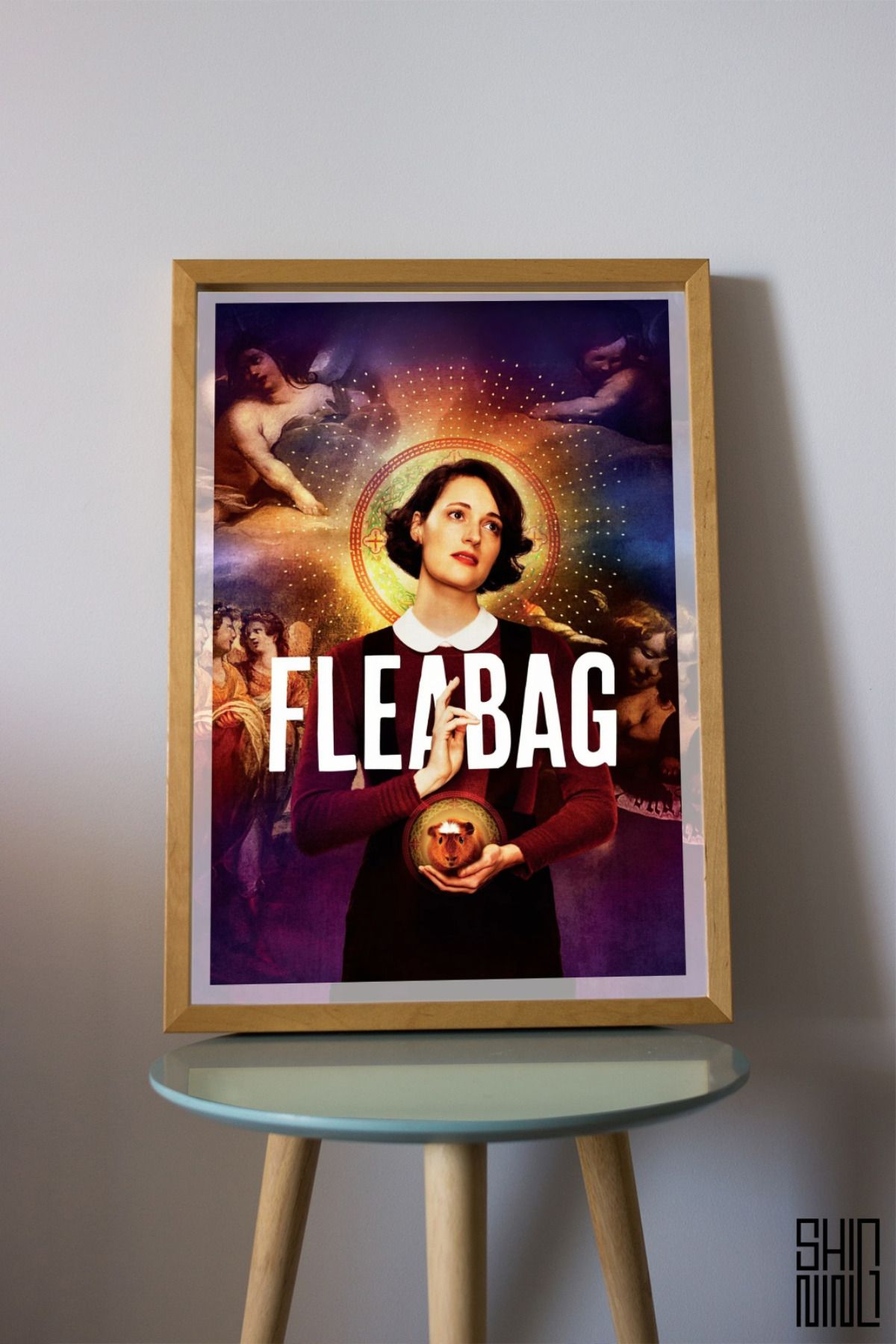 Home Çerçeveli "Fleabag" Afiş Tablo