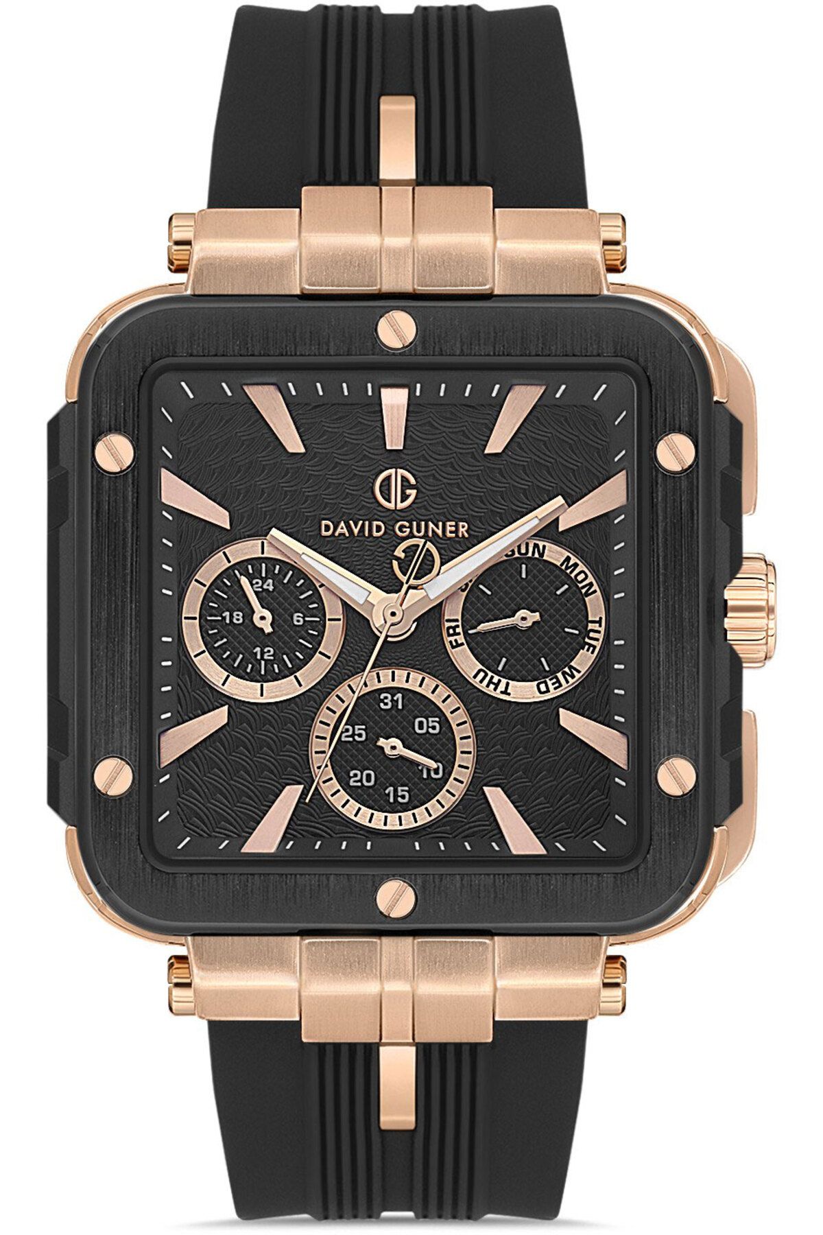 DAVID GUNER DAVİD GÜNER ERKEK KOL SAATİ DG-8825GD-R2 41 MM Siyah